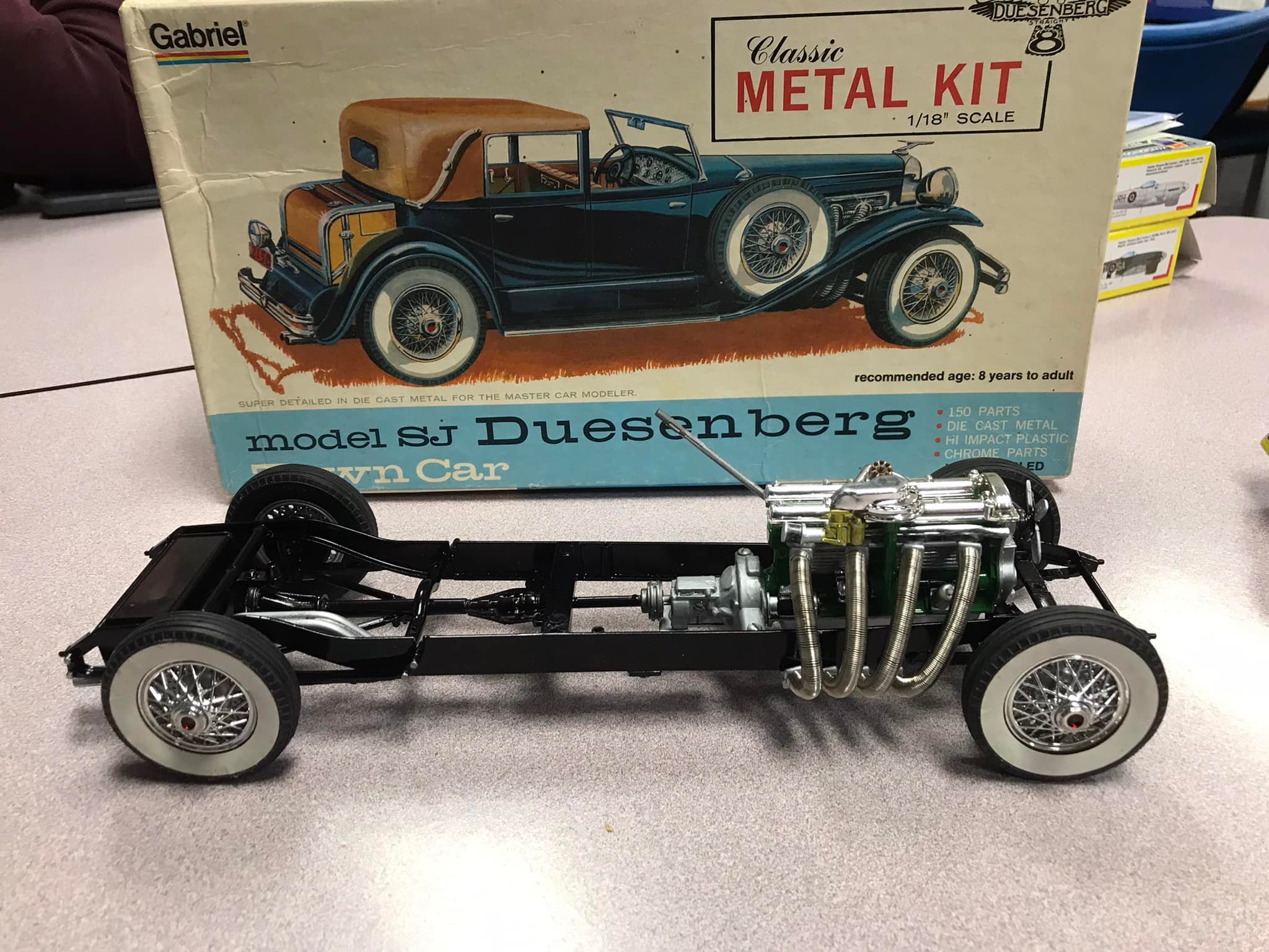 My latest challenge, this old Duesenberg town car ,Hubley 1/18
