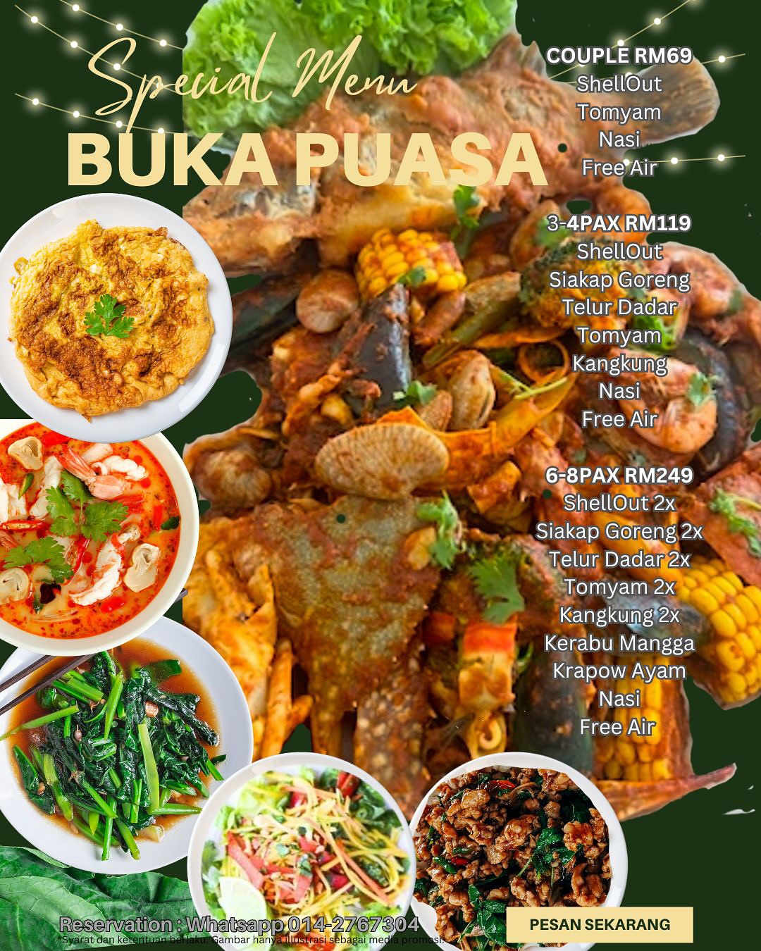 CháWan - Tolong order Menu Shellout CháWan setahun sekali... | Facebook