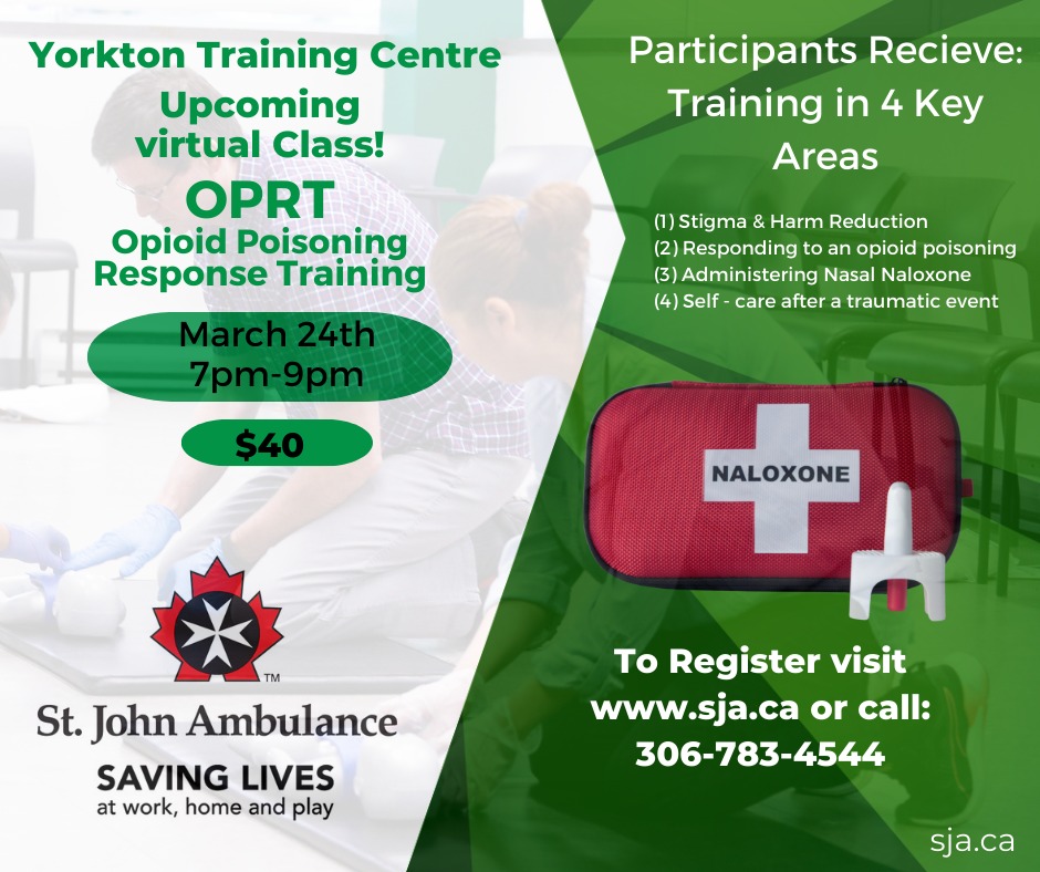 St. - 🚨 Opioid Poisoning Response Training (OPRT) - Virtual Class! 📅 ...