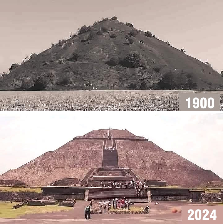 Archaeology & Civilization - Transformation of the Pyramid of the Sun ...