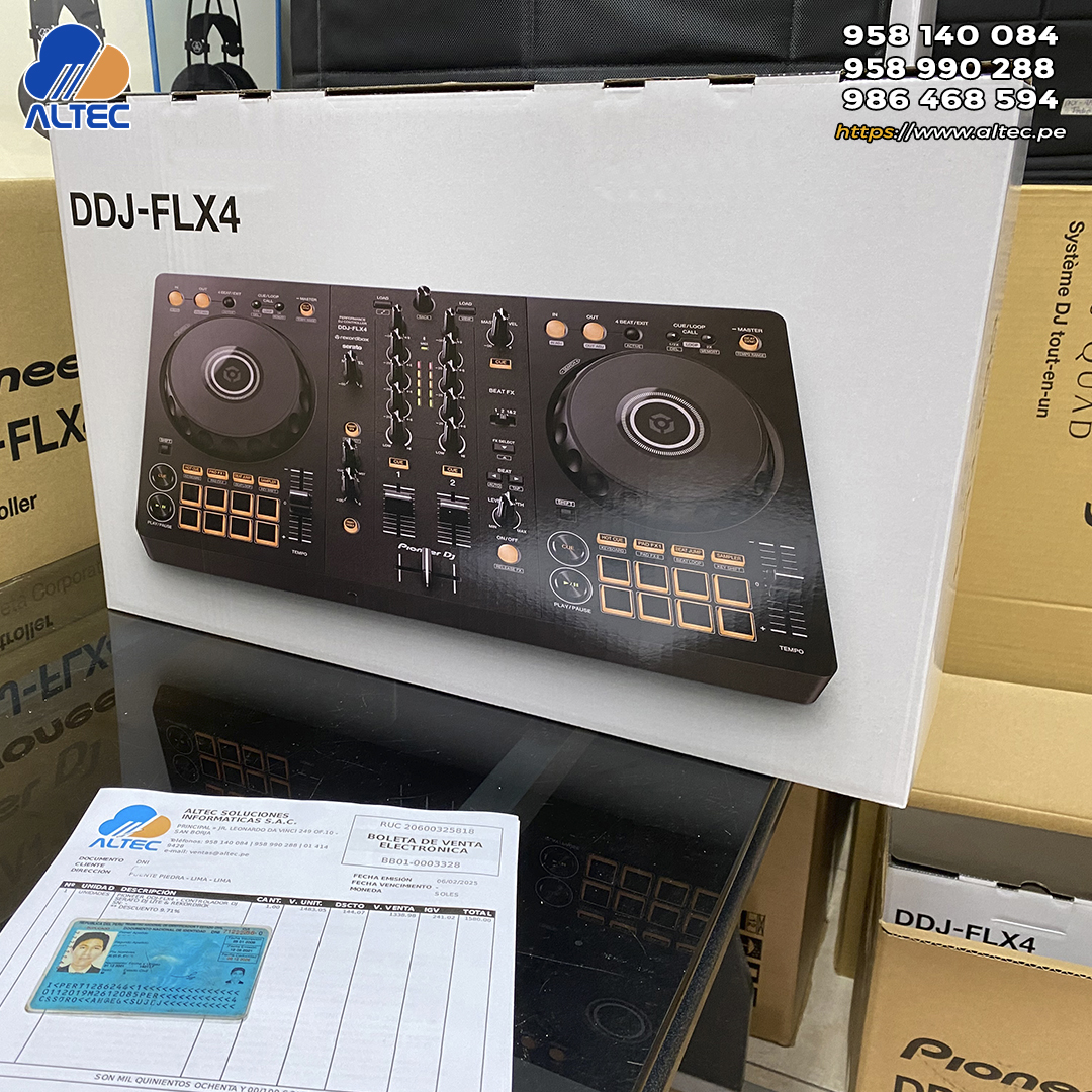 Altec - 🎧 ¡DJ donde quieras con la Pioneer DDJ-FLX4! 🔥 La controladora ...
