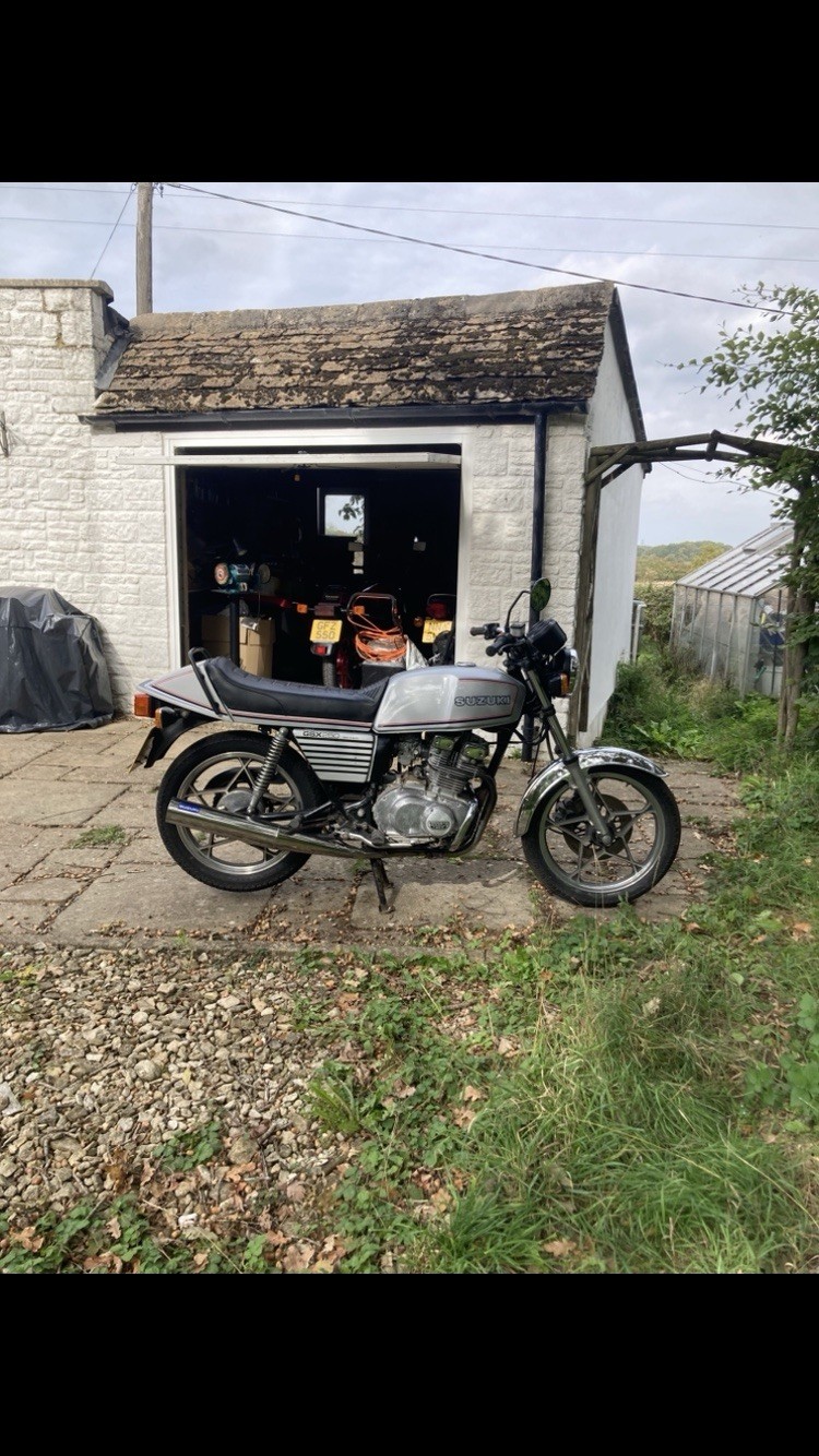 This 1980 Suzuki GSX250, with only 6k miles and just two previous