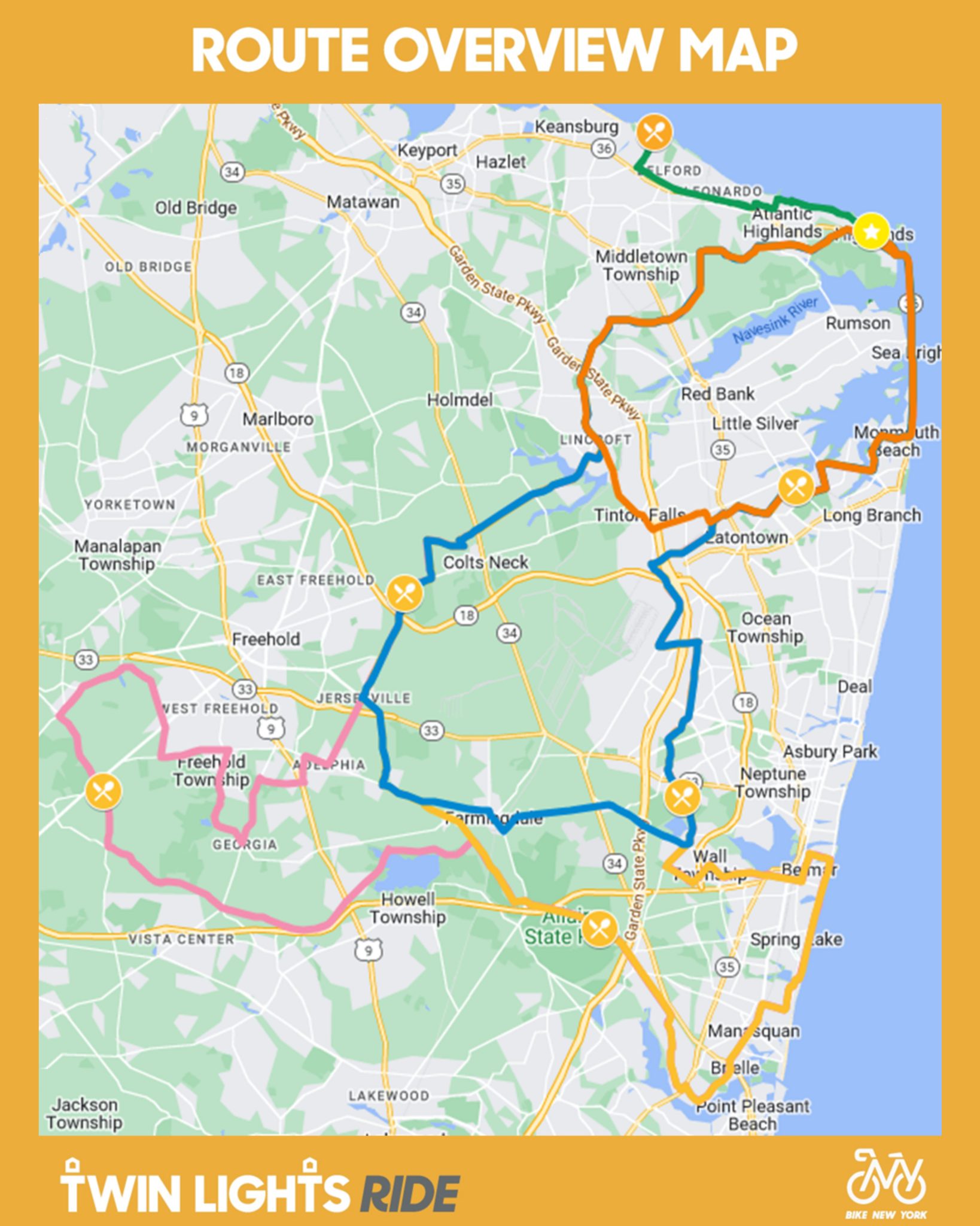 Bike - 💚🧡ROUTES ARE HERE! 💙🩷 Here’s an overview of the 5 routes for the ...