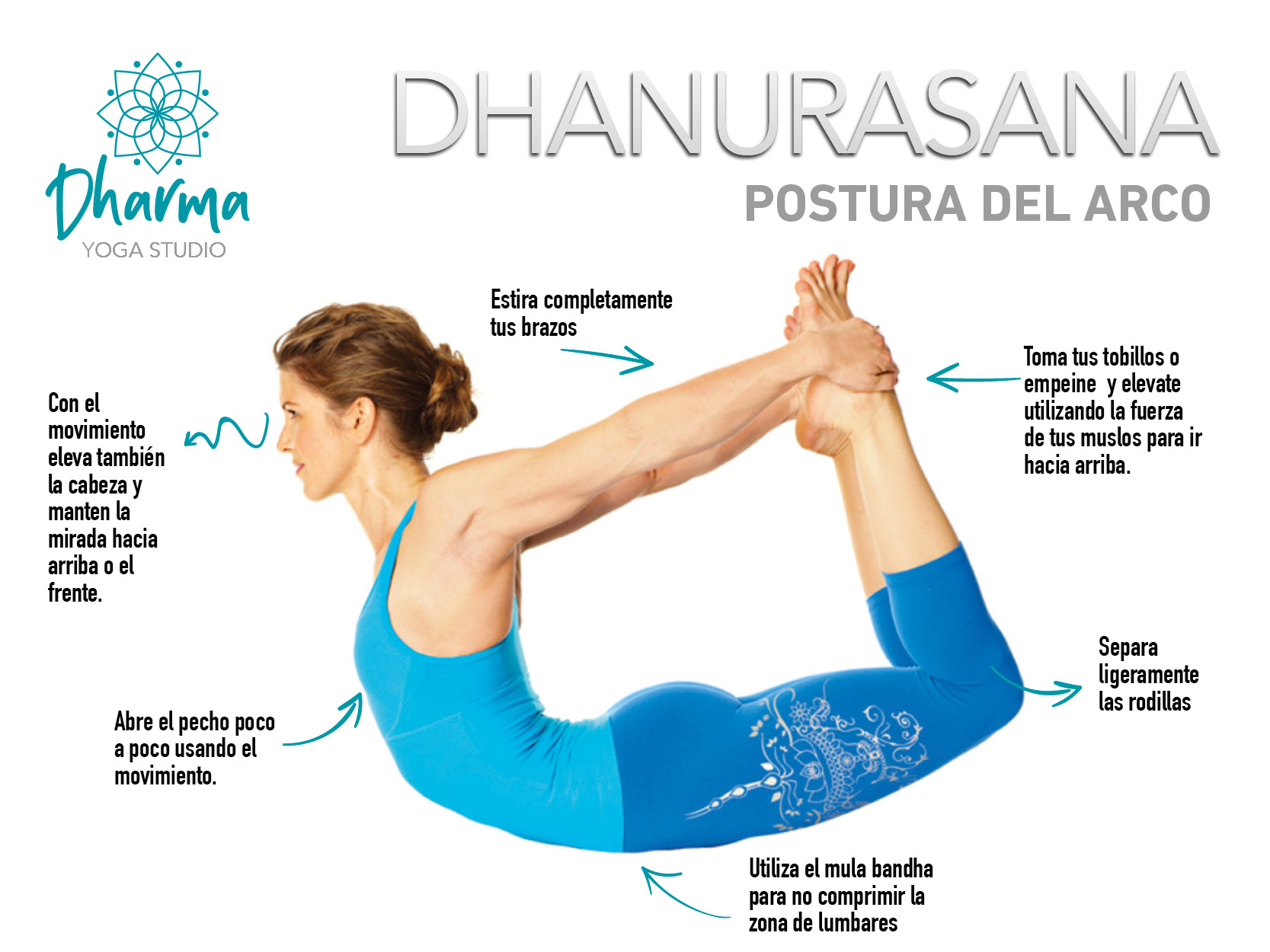 Dhanurasana o Postura del Arco... - Dharma Yoga Studio GDL | Facebook
