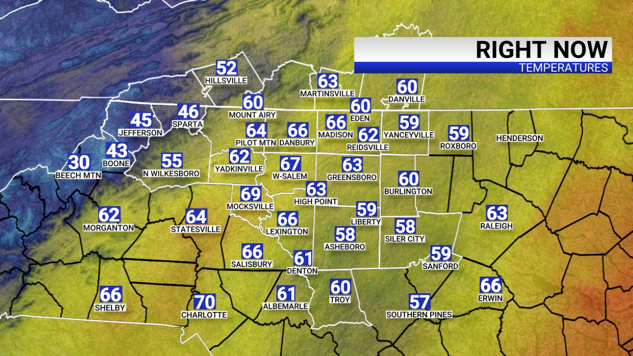 Van - Winding down the day! Here are your 5 p.m. temperatures from the ...