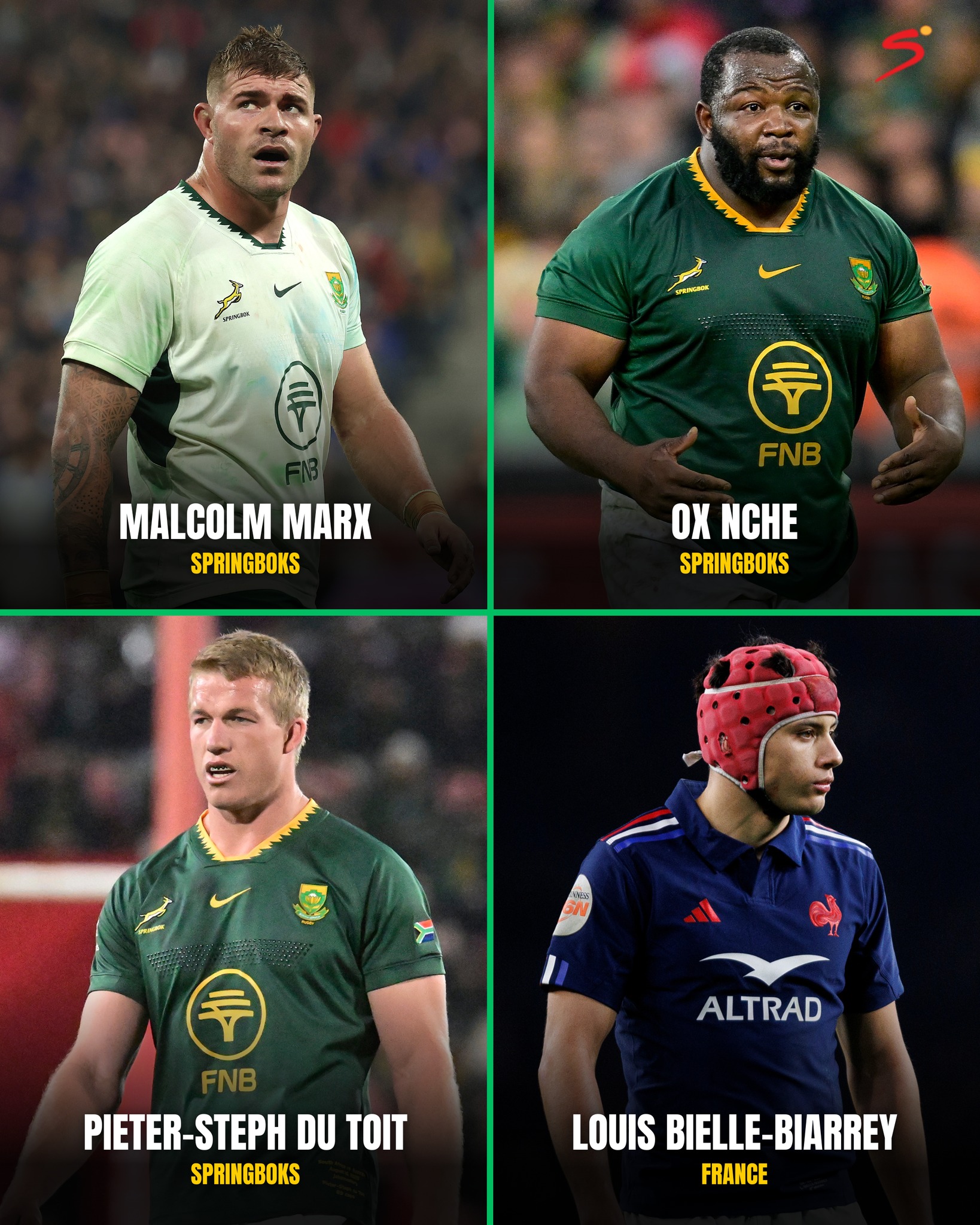 SuperSport - 𝐓𝐇𝐄 𝐁𝐄𝐒𝐓 𝐈𝐍 𝐓𝐇𝐄 𝐖𝐎𝐑𝐋𝐃 🌍 Three Springboks have been named ...