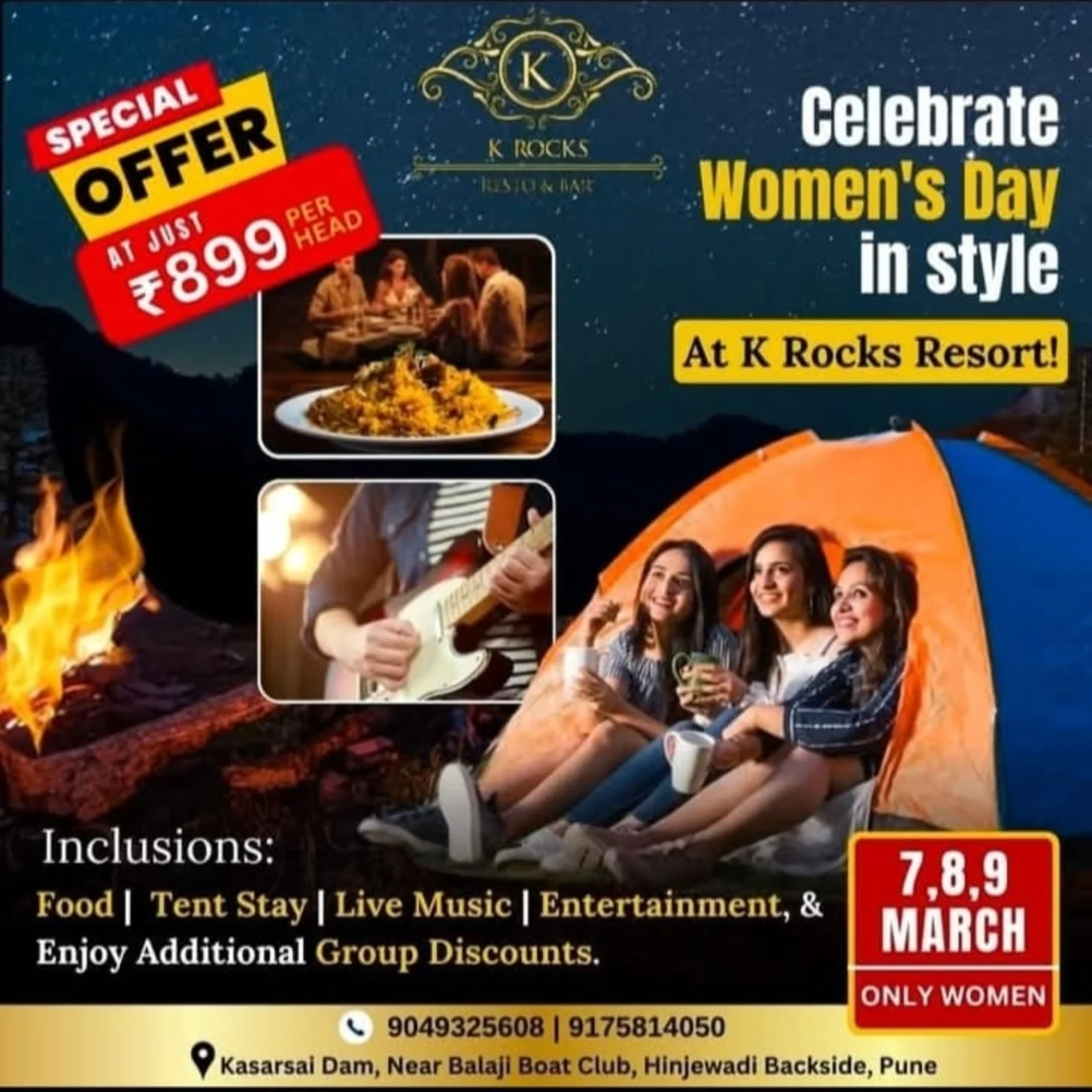 K Rocks Resort, Resto & Bar | Pune