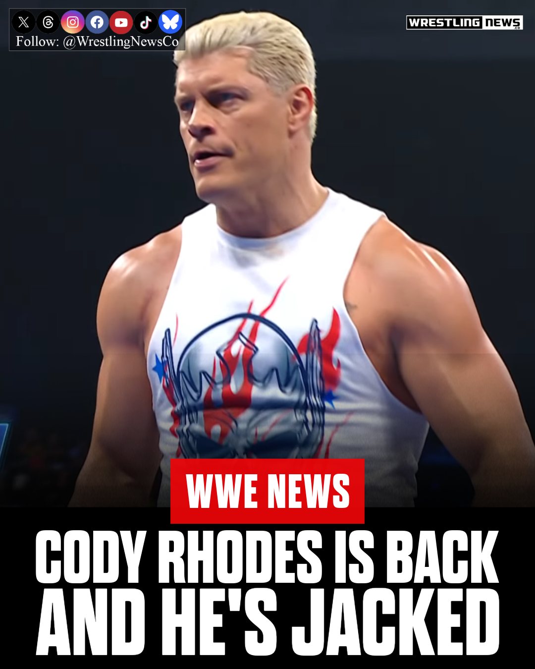 Wrestling News - Cody Rhodes has bulked up. He looks even... | Facebook