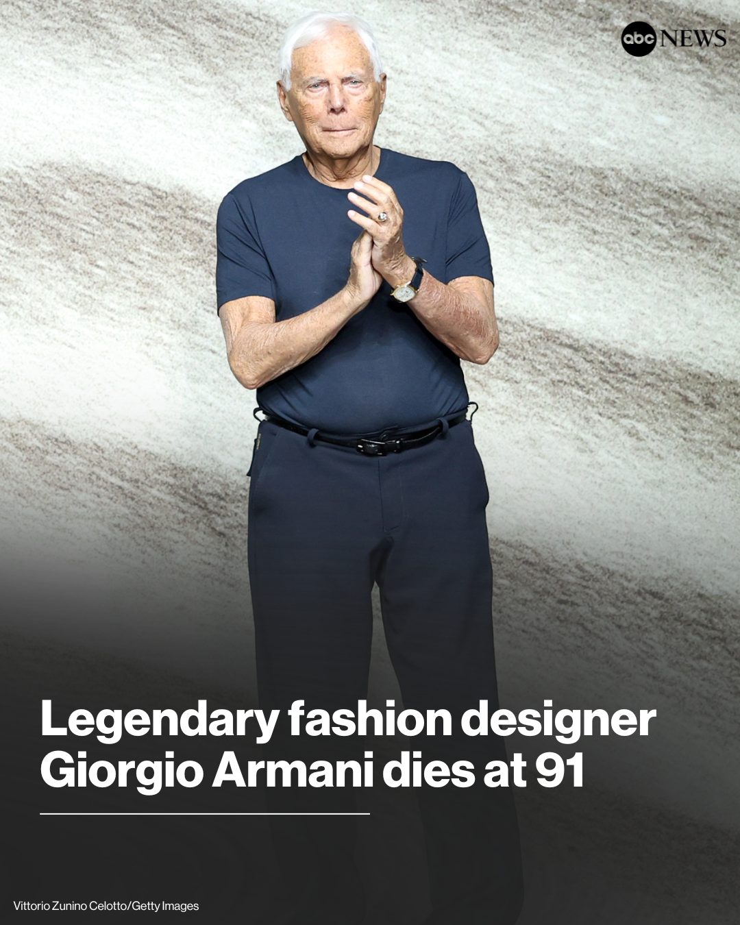 ABC News - NEW: Giorgio Armani, the famed Italian fashion... | Facebook