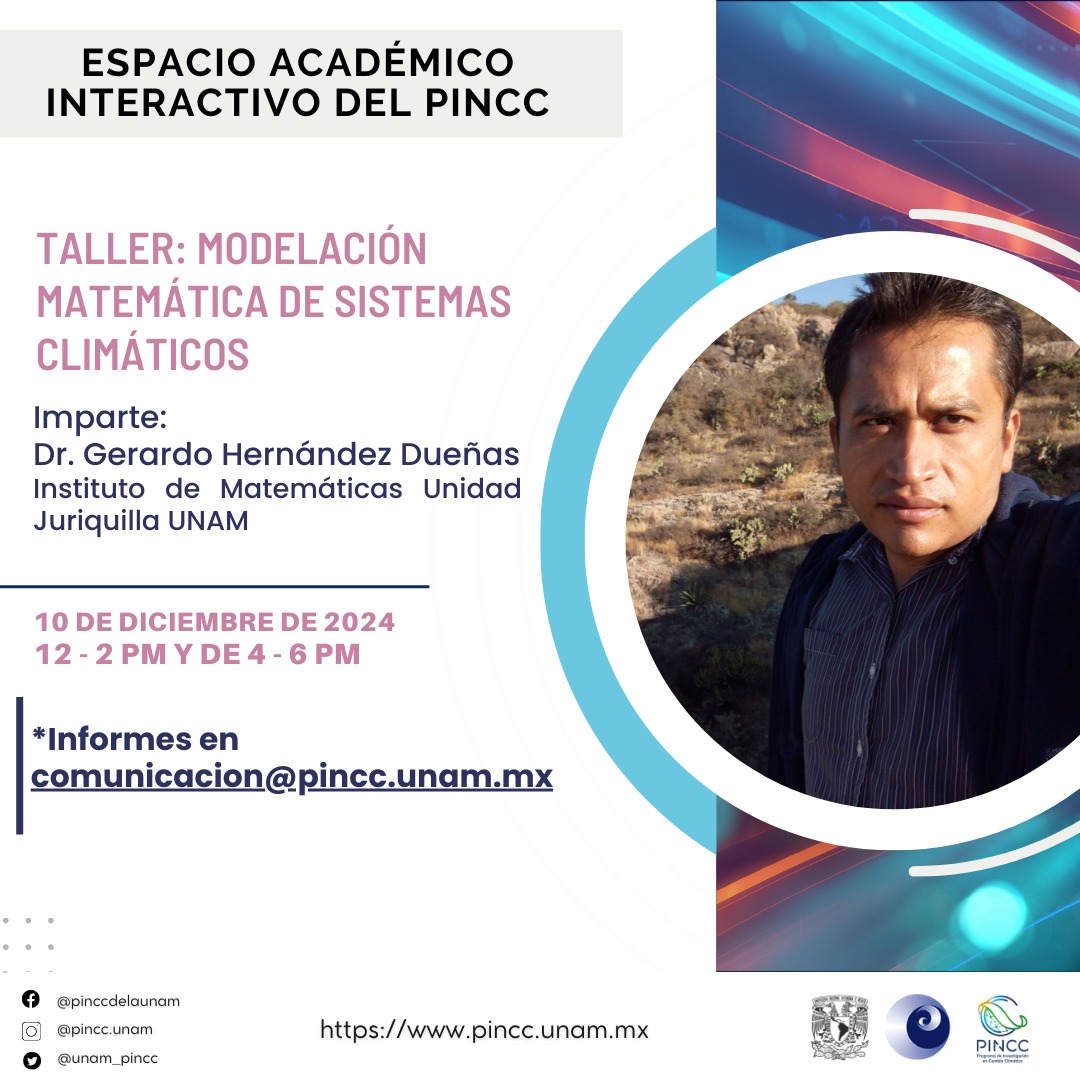 Programa - El Espacio Académico Interactivo del PINCC tiene el gusto de ...