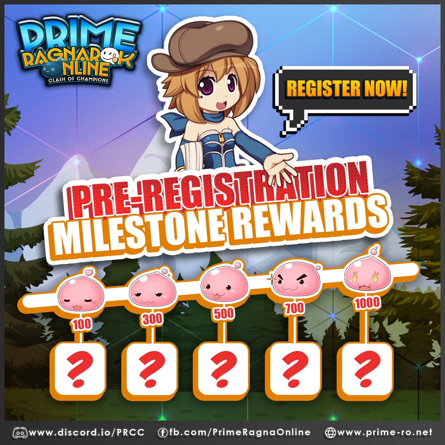 Prime - Hello, Champions! You may now pre-register your accounts at ...