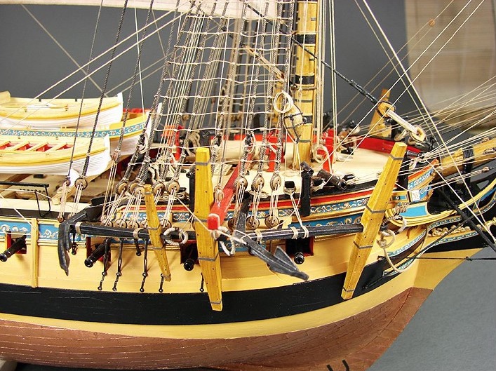 BLUE SHADOW - United States Navy Brig 1778 by Mamoli. The brig