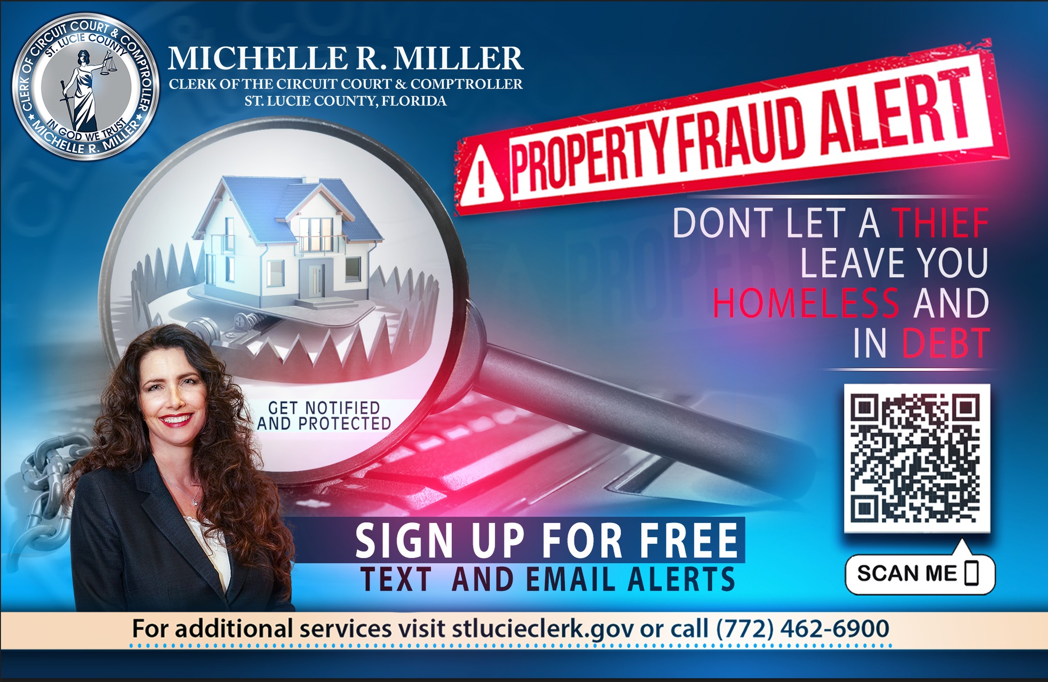Michelle R. Miller, St. Lucie Clerk & Comptroller | Downtown Fort Pierce FL