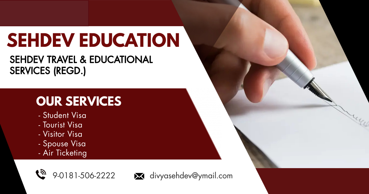 Sehdev Travel And Educational Services - Visa Consultants