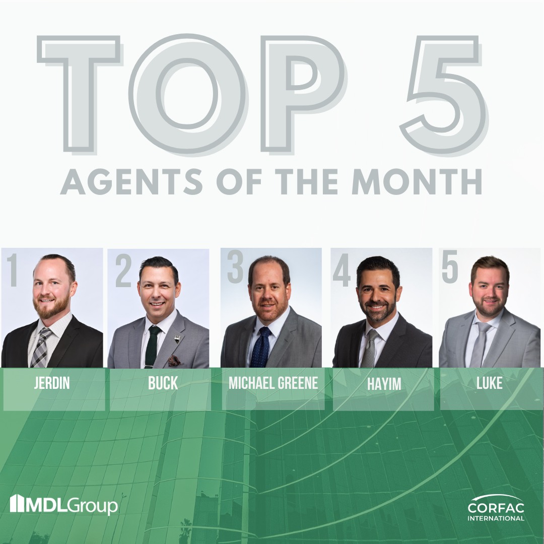 MDL - Congratulations to our Top 5 Agents for the month of February ...