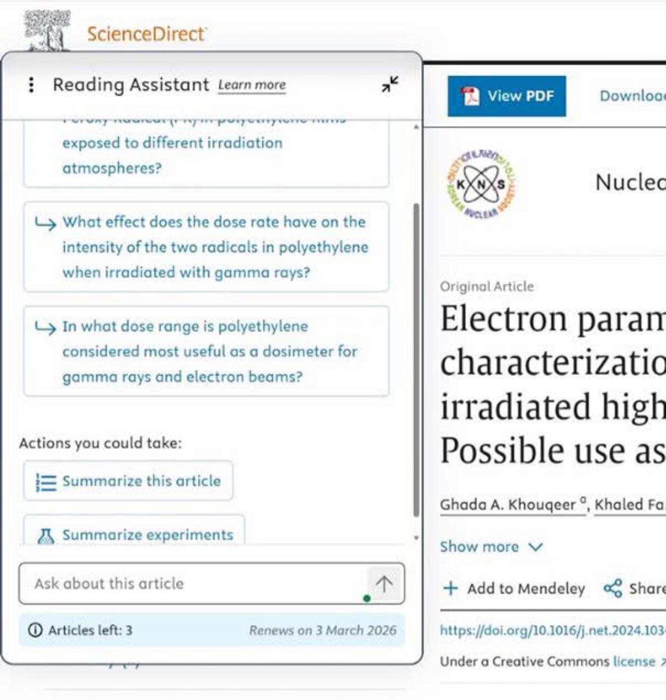 🔸 ماذا تعرف عن أداة ScienceDirect AI... - Scientific Articles | Facebook