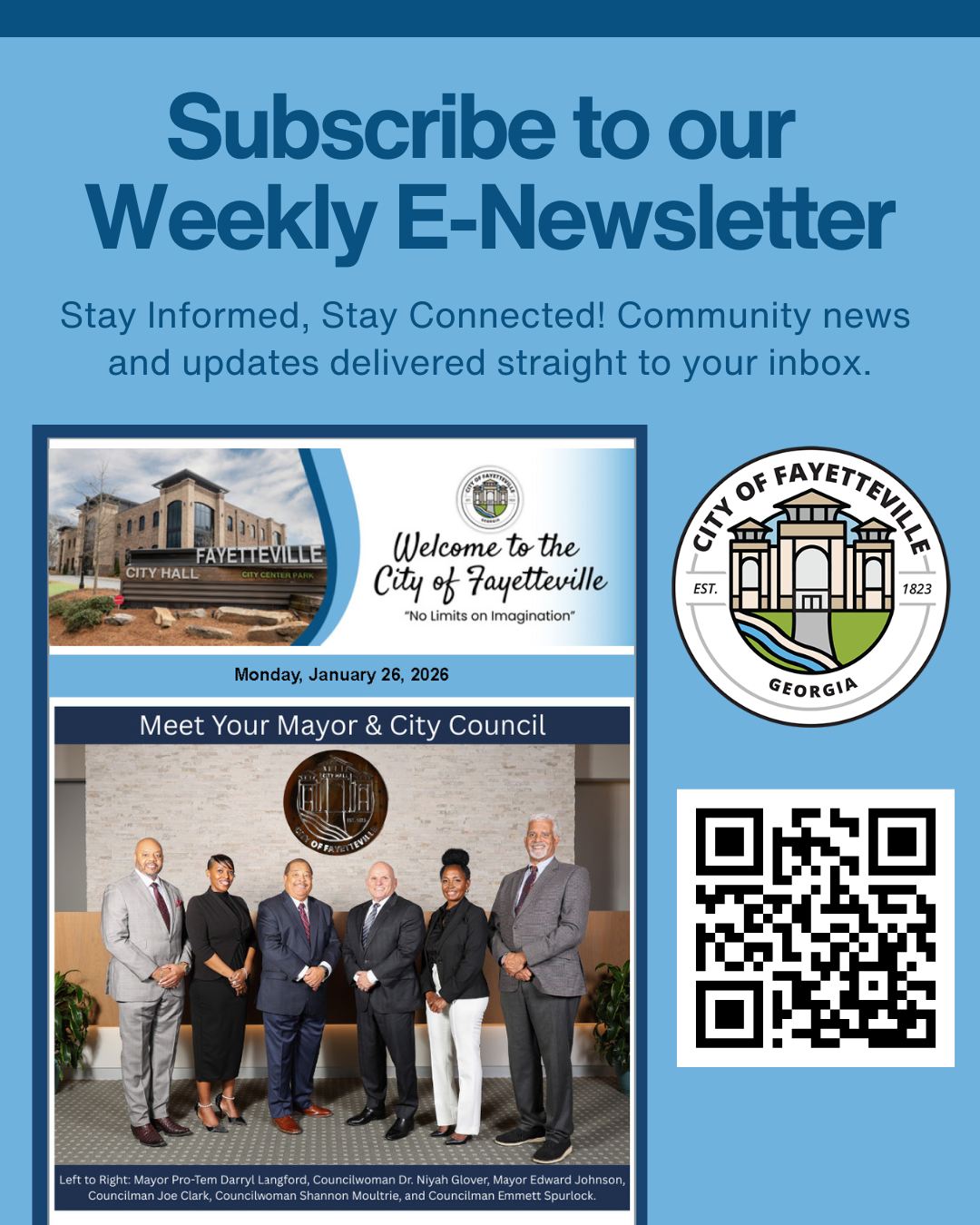 City - Subscribe to our Weekly E-Newsletter! Stay informed and stay ...