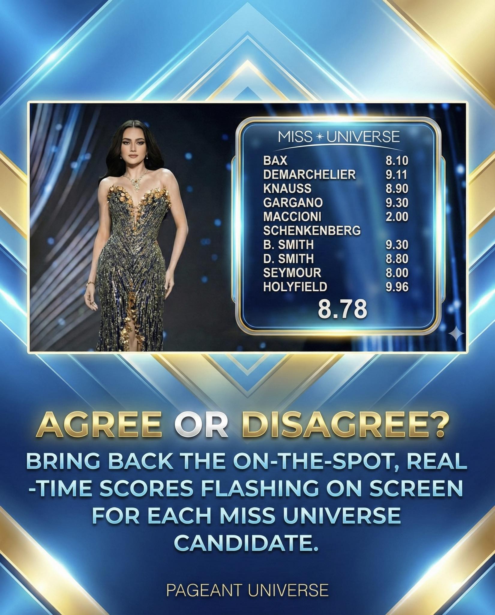 Pageant - AGREE OR DISAGREE? 👑🎤 Bring back the on-the-spot, real-time ...
