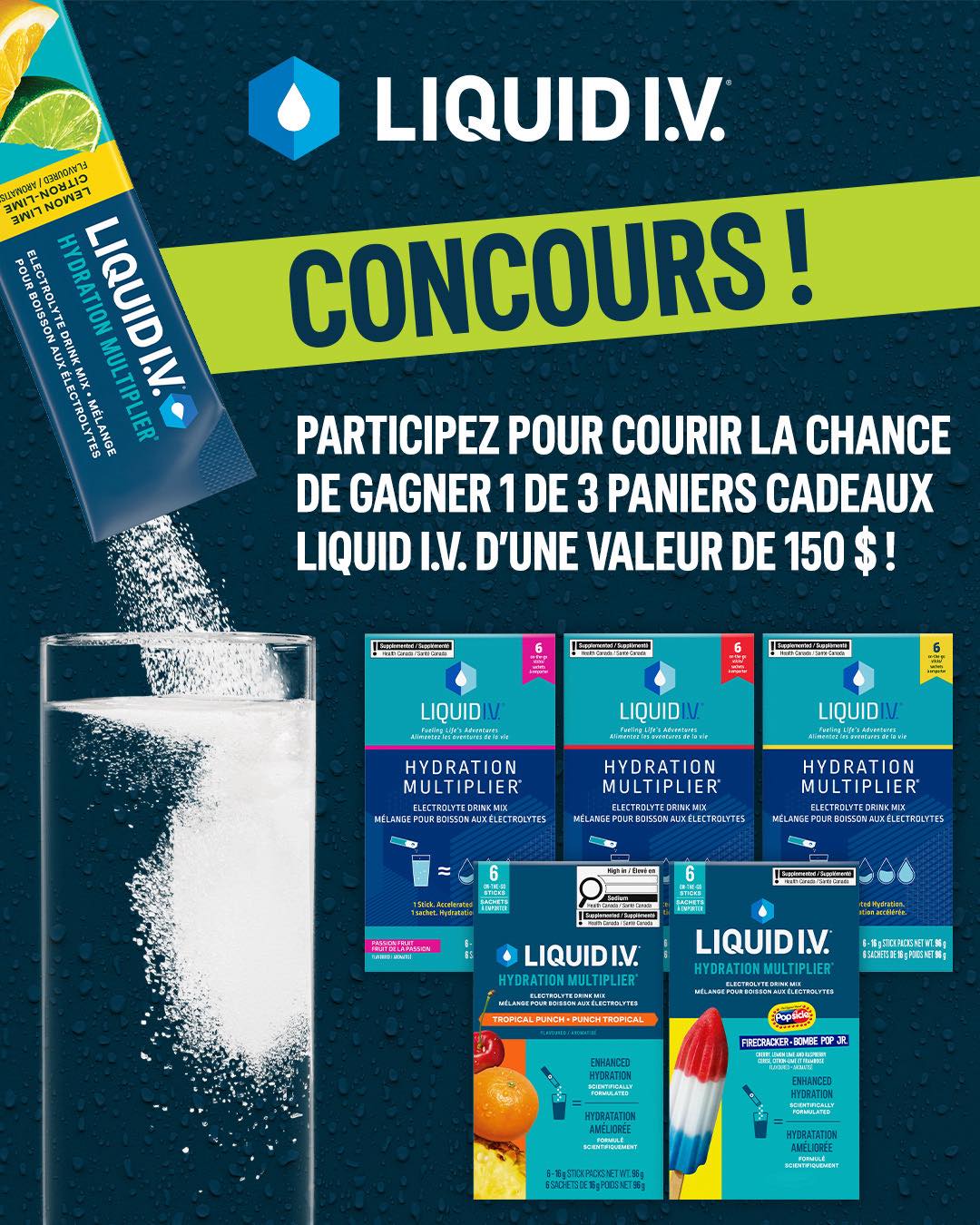 Jean - 🎉 CONCOURS LIQUID IV 🎉 Après les festivités, on a tous besoin d ...