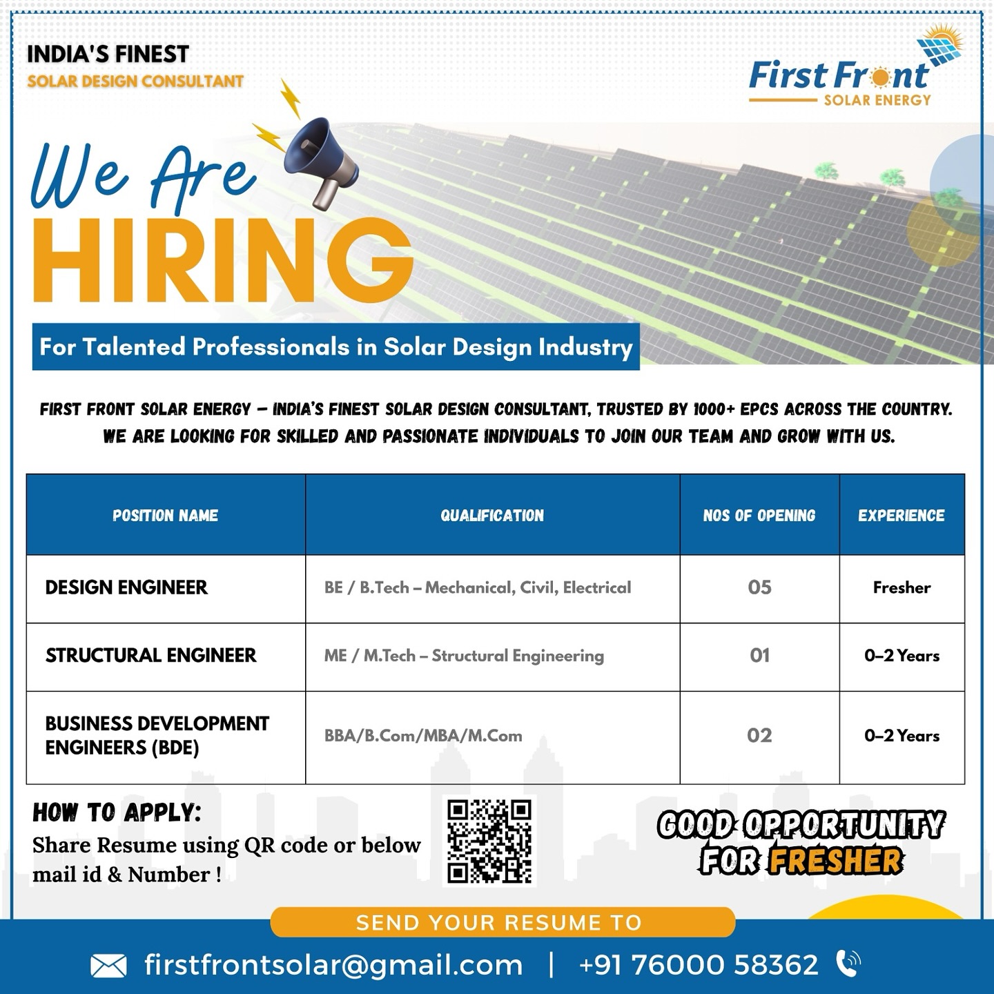 FIRST FRONT SOLAR Energy