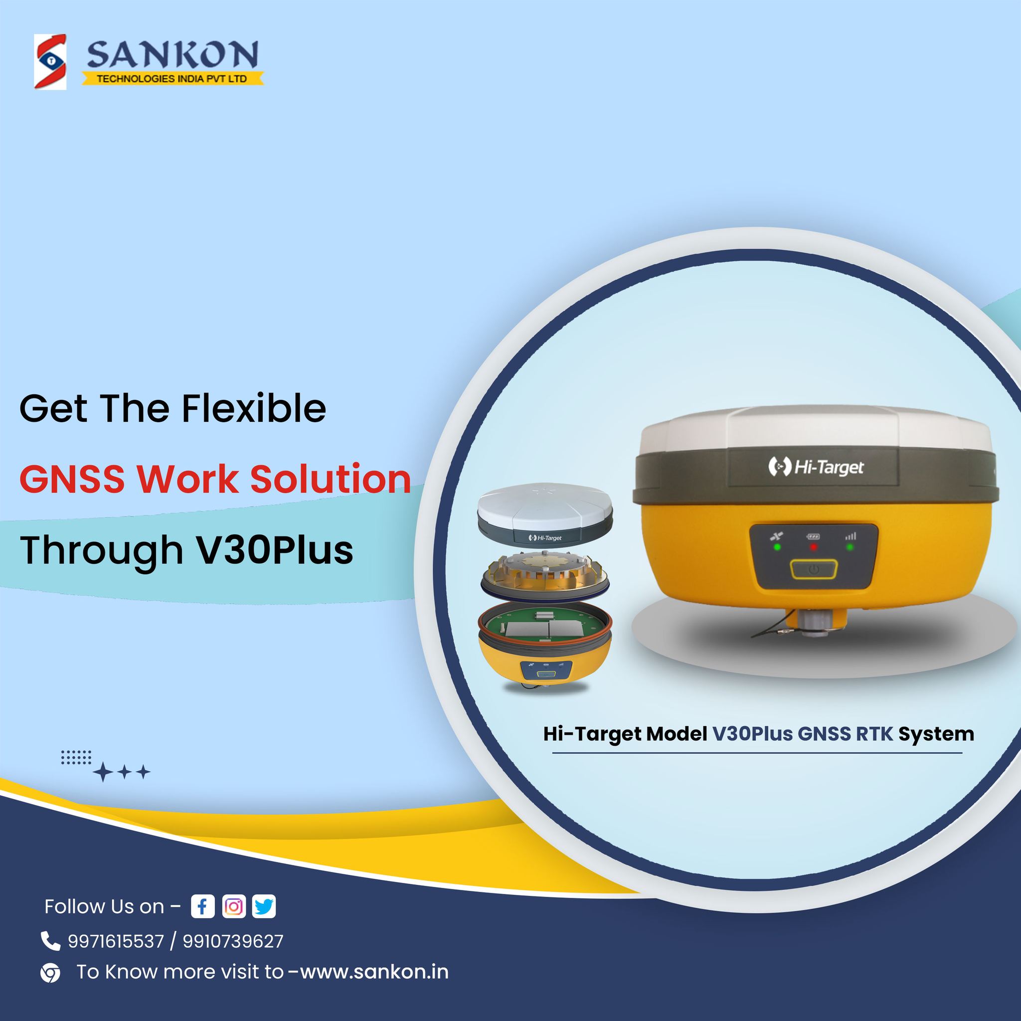 Sankon - Hi-Target Model V30Plus GNSS RTK System provides... | Facebook