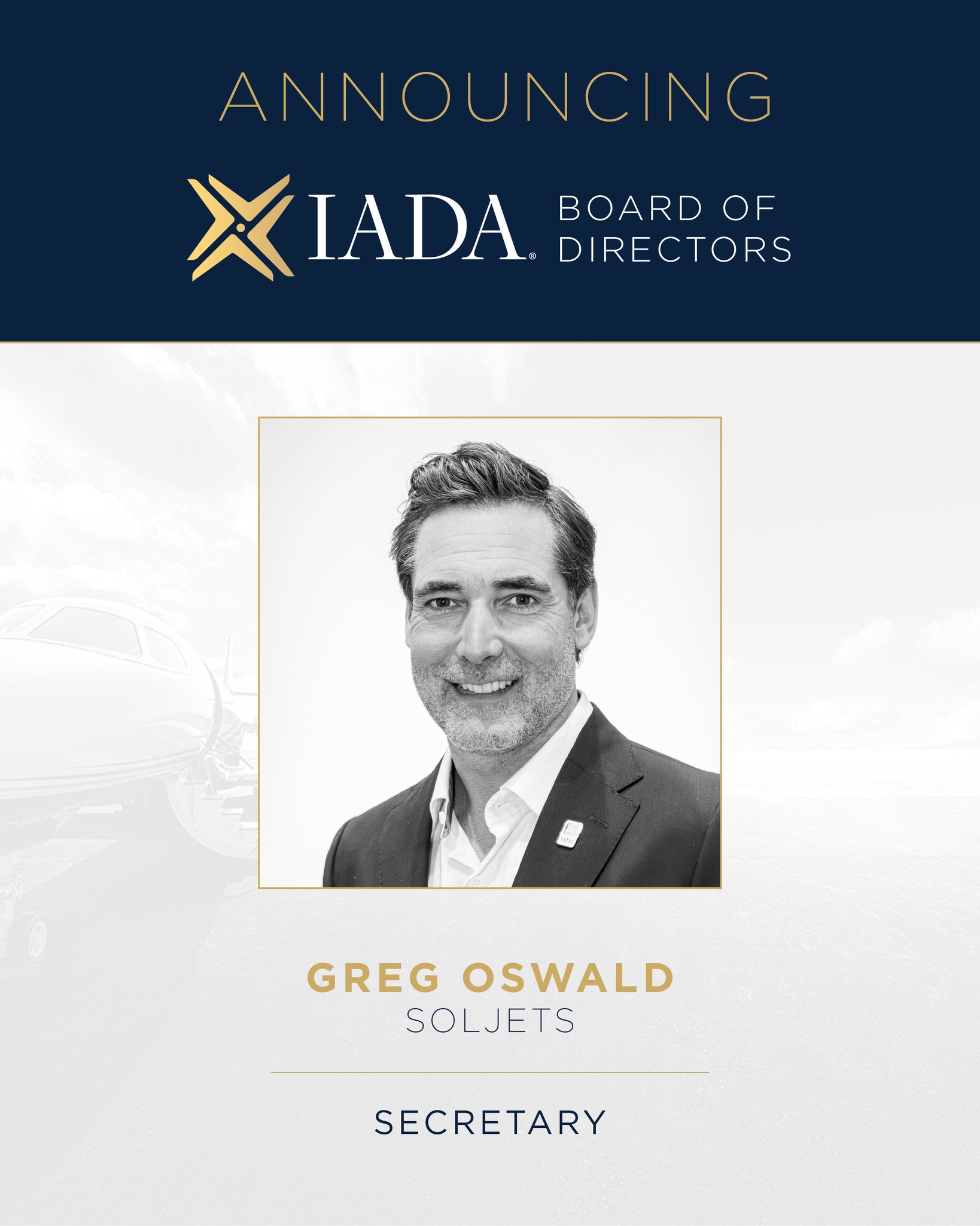 International - We are proud to recognize Greg Oswald of IADA ...