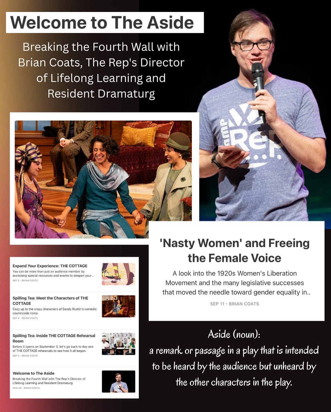 Step behind the scenes... - Repertory Theatre of St. Louis | Facebook