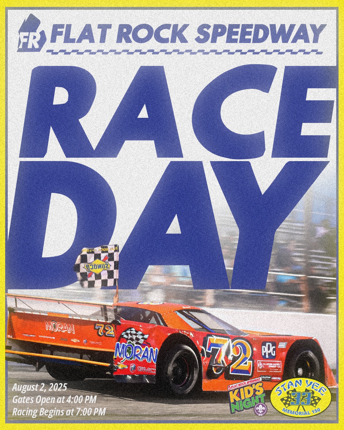 Flat - AFTER IT ALL - IT'S FINALLY A FLAT ROCK RACE DAY! ️The Moran ...
