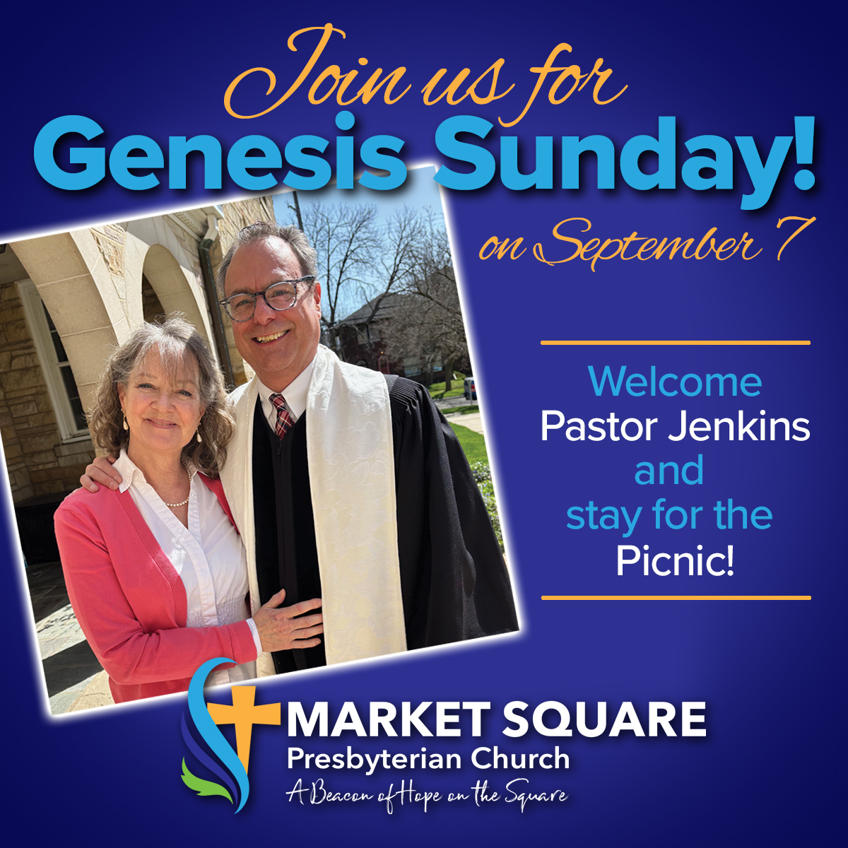 Market - Join us this Sunday as we welcome our new pastor Rev. Stan ...