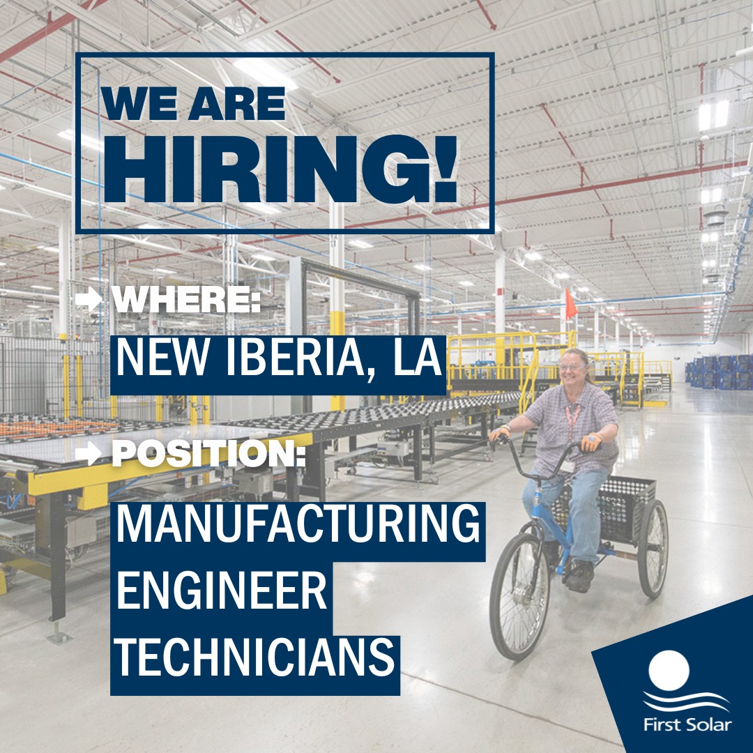 First - First Solar is thrilled to open a brand-new manufacturing plant ...