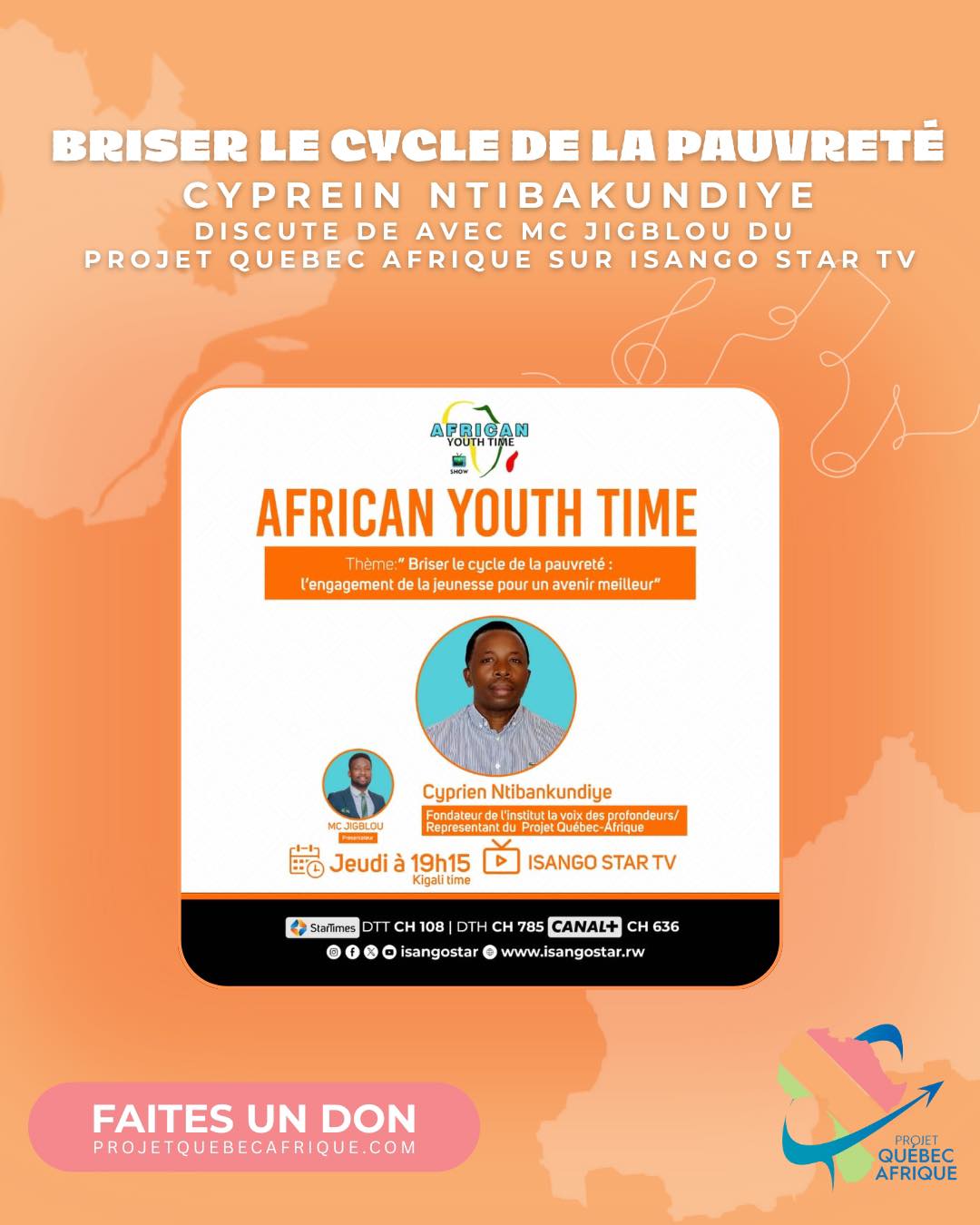 Projet - Donner une voix à la jeunesse africaine, c’est briser le cycle ...