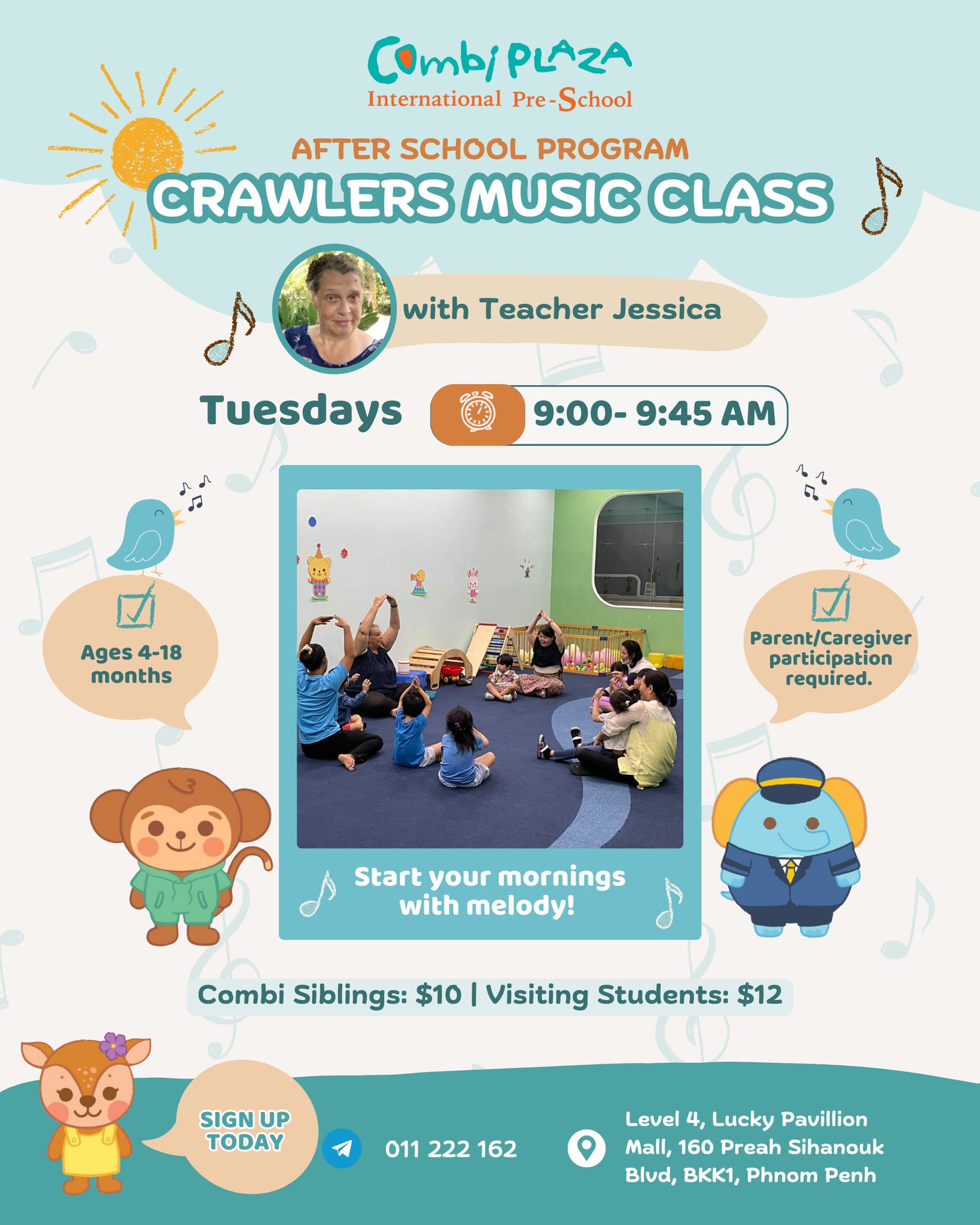 Combi - 🎵 New Crawlers Class Music Program 🎶 Exciting news for families ...