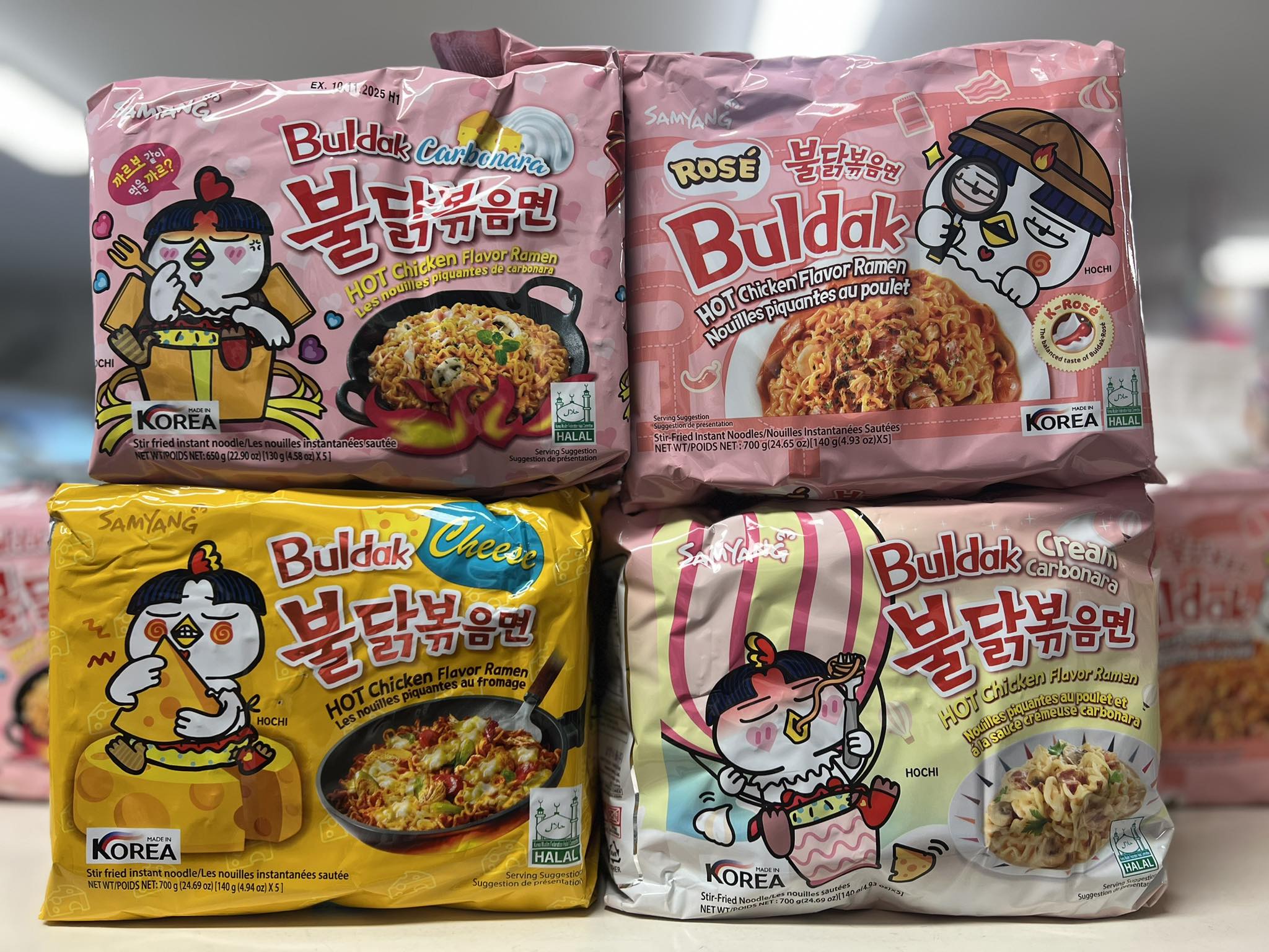 Buldak noodles restocked 🍝 Also few new products in store