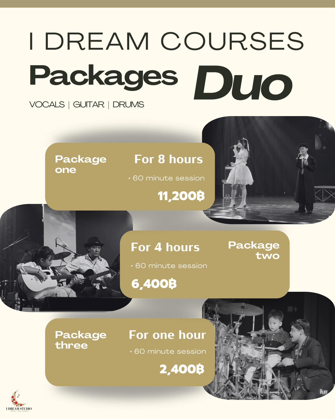 I DREAM STUDIO - 𝑰 𝒅𝒓𝒆𝒂𝒎 𝒄𝒐𝒖𝒓𝒔𝒆𝒔 คอร์สเรียนคู่ Duo 👭🏻... | Facebook