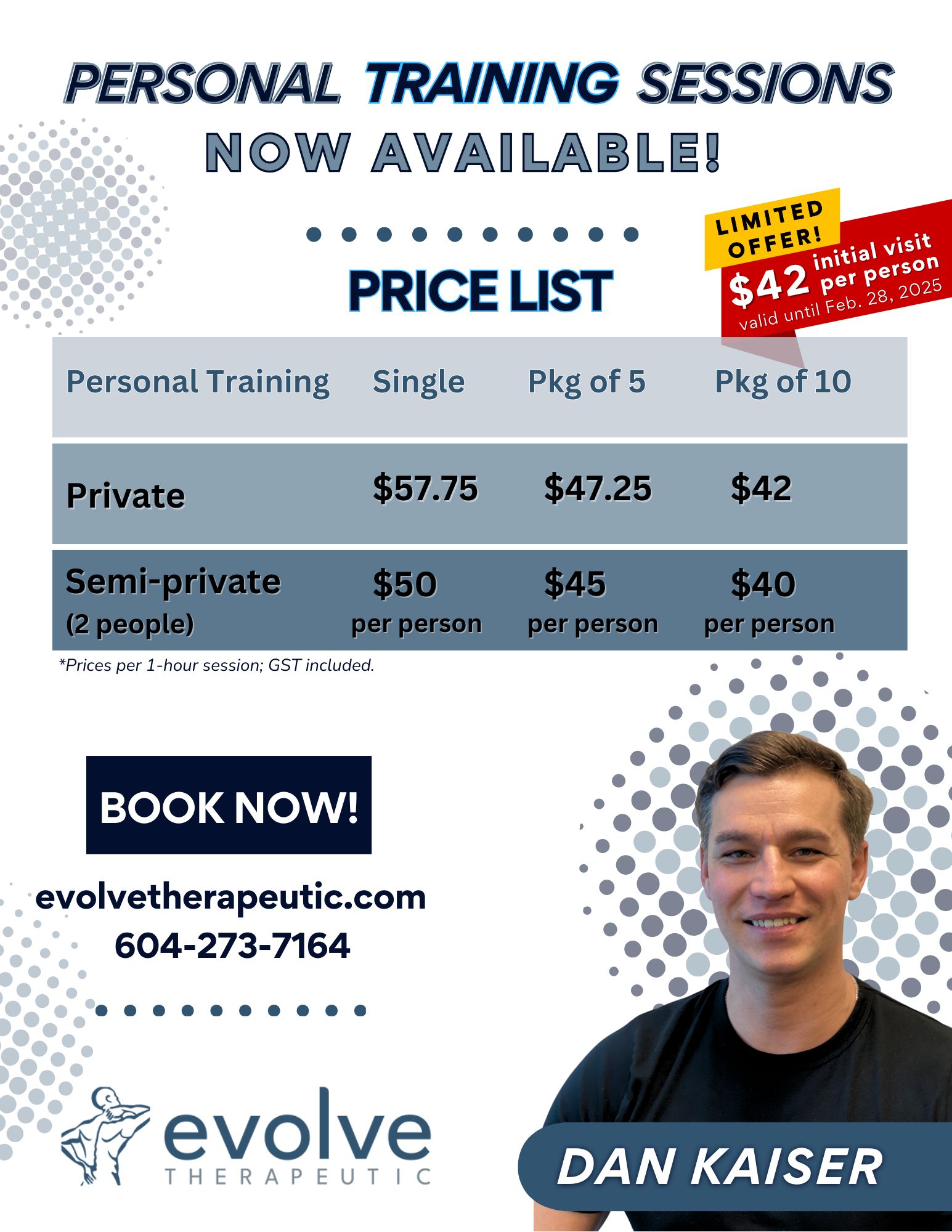 Evolve - We’re excited to announce that Personal Training sessions are ...