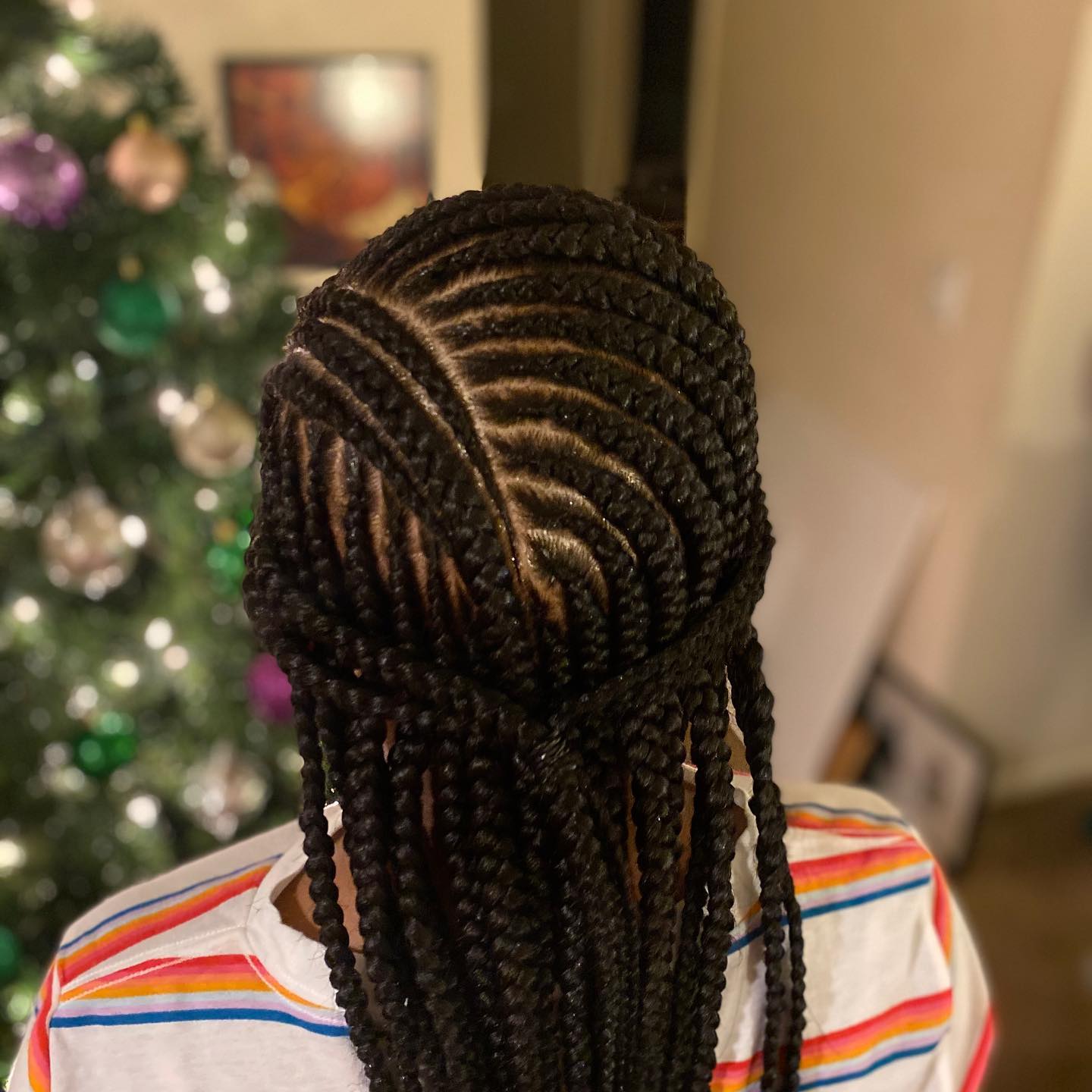 💜💜 feedin knotless cornrows!... - styles_by_tishae