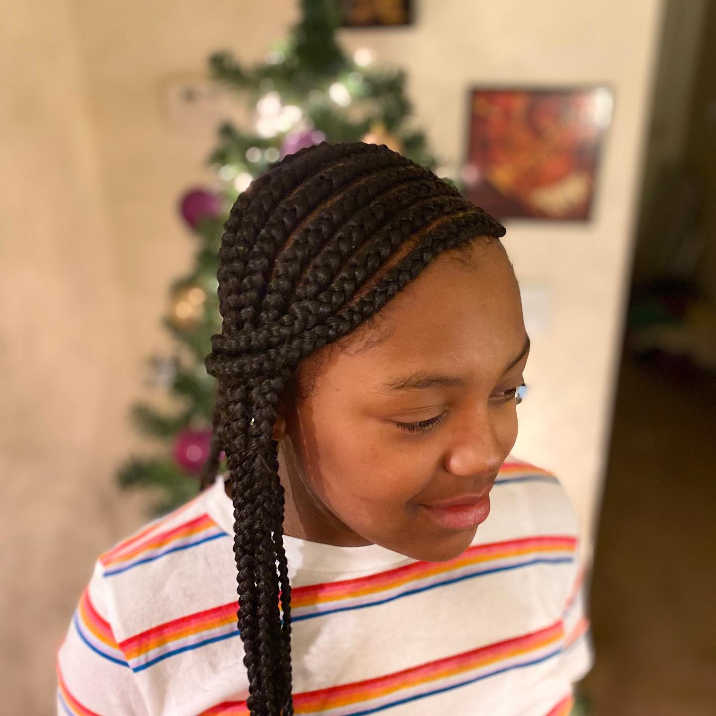 💜💜 feedin knotless cornrows!... - styles_by_tishae
