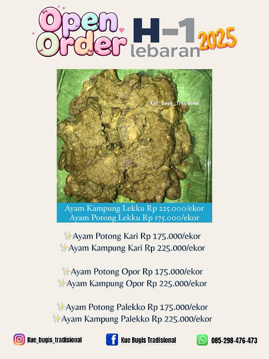 Kue Tradisional Bugis - Barongko, cucuru bayao, roko-roko unti, roko ...