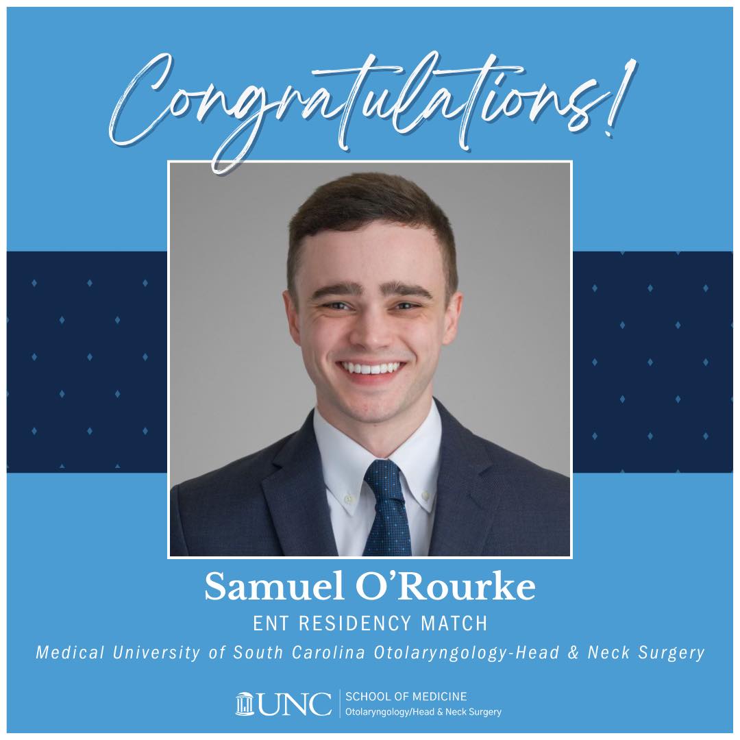 UNC - Congratulations to Sam O’Rourke, UNC School of Medicine student ...