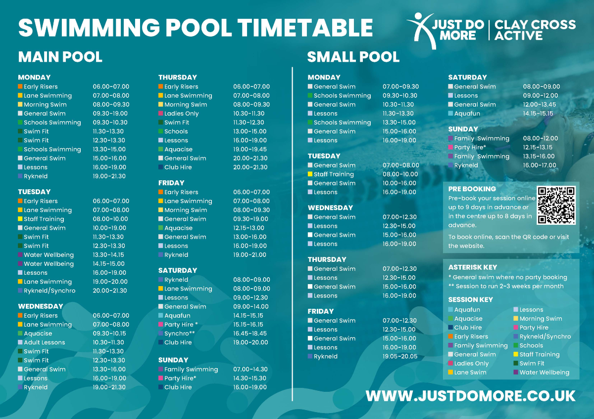 🌊 Clay Cross Active Swimming Pool... - Clay Cross Active | Facebook