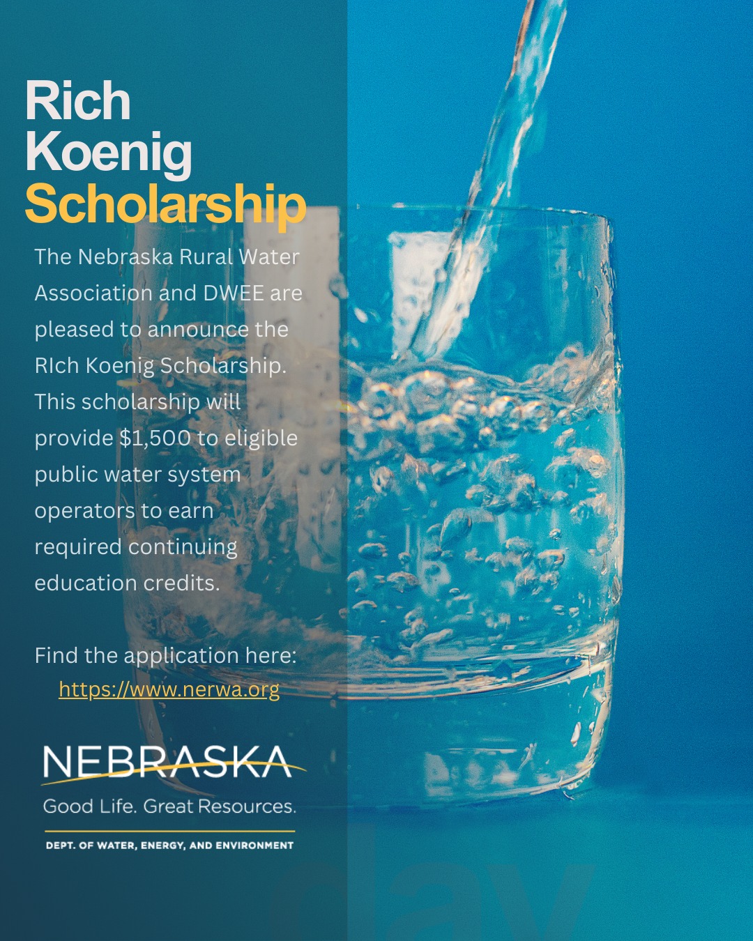 Nebraska - DWEE and the Nebraska Rural Water Association are pleased to ...