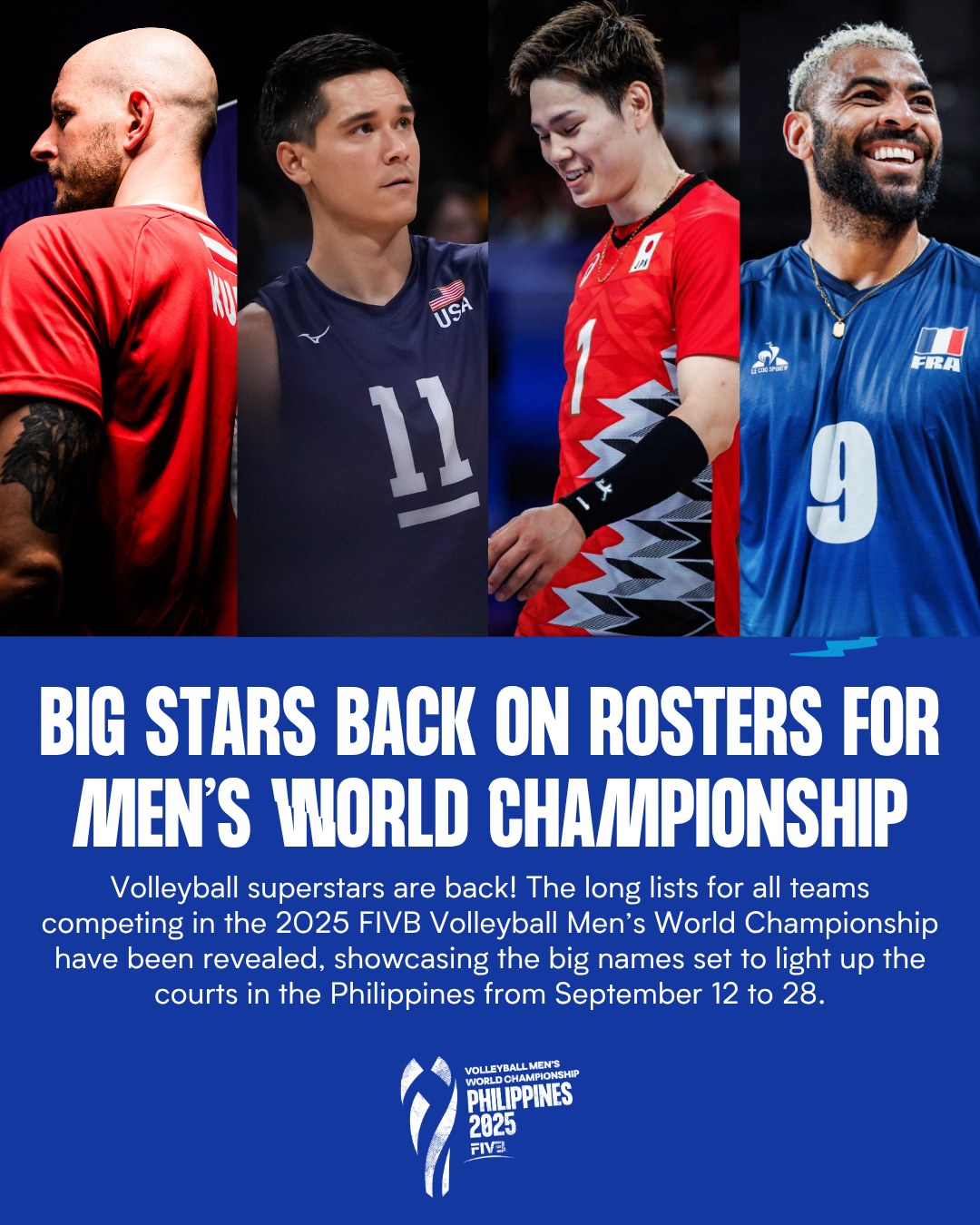 Volleyball - We’re excited to welcome back volleyball’s biggest stars ...