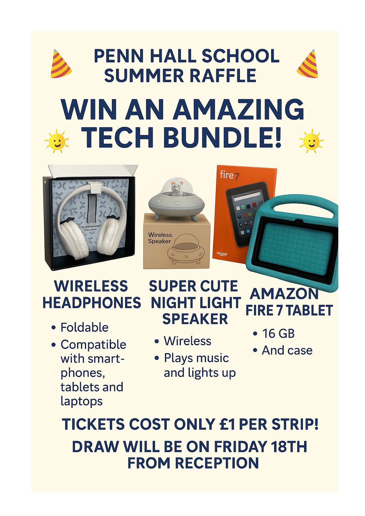 Penn - 🎉 Penn Hall School Summer Raffle 🎉 🌞 Win an Amazing Tech Bundle ...
