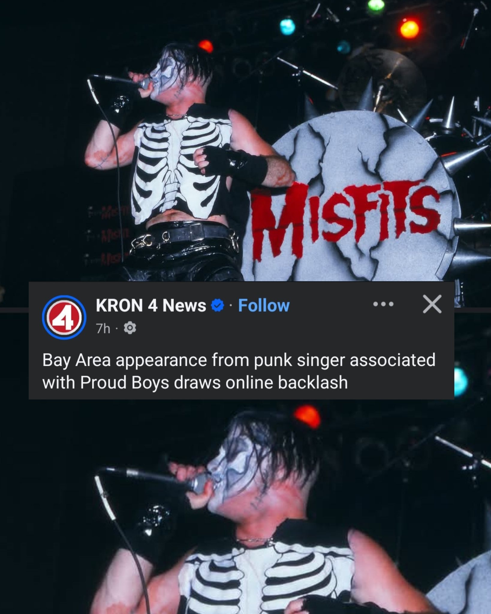Hot - A Bay Area concert was announced for punk singer Michale Graves ...