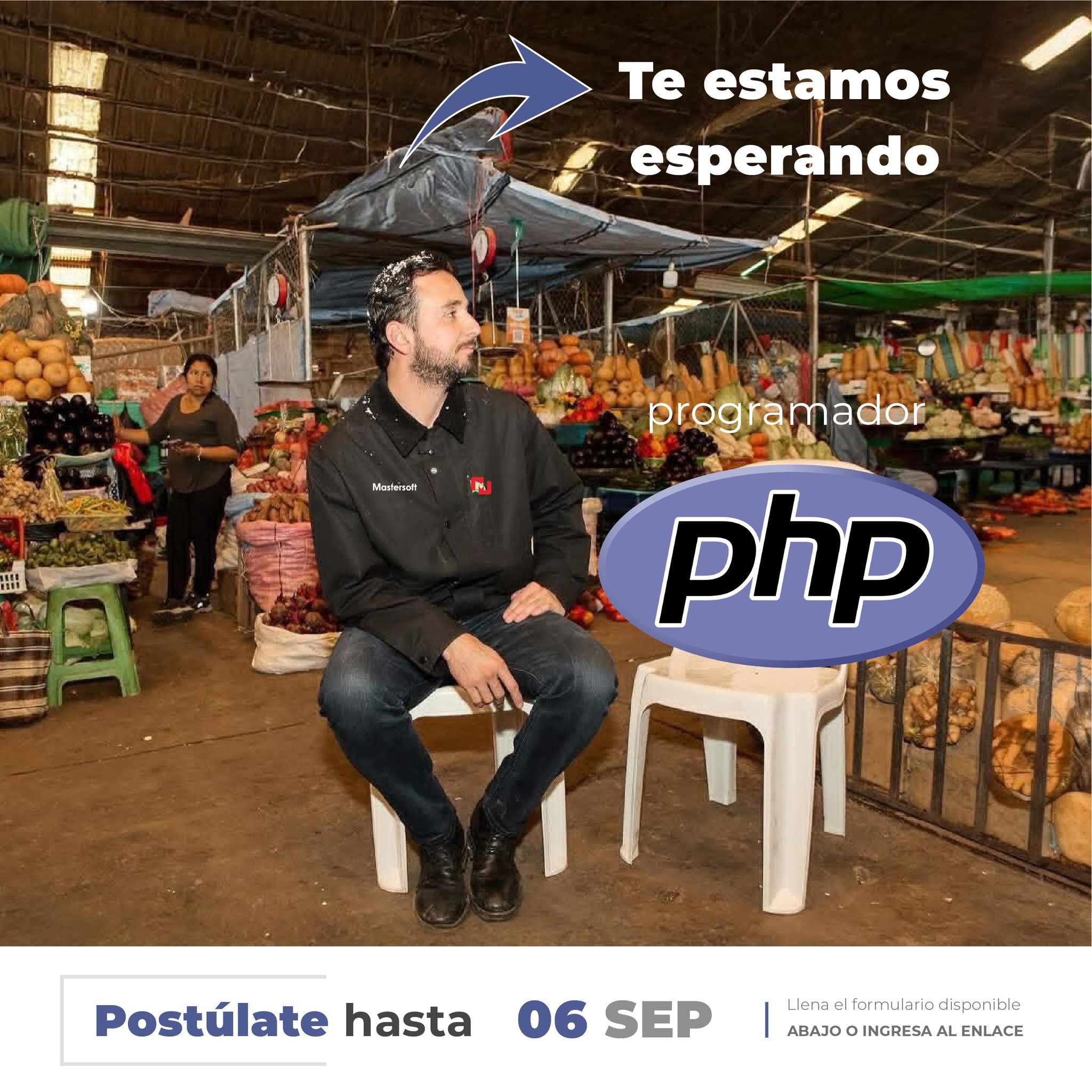 Mastersoft - Estamos buscando programador PHP con... | Facebook