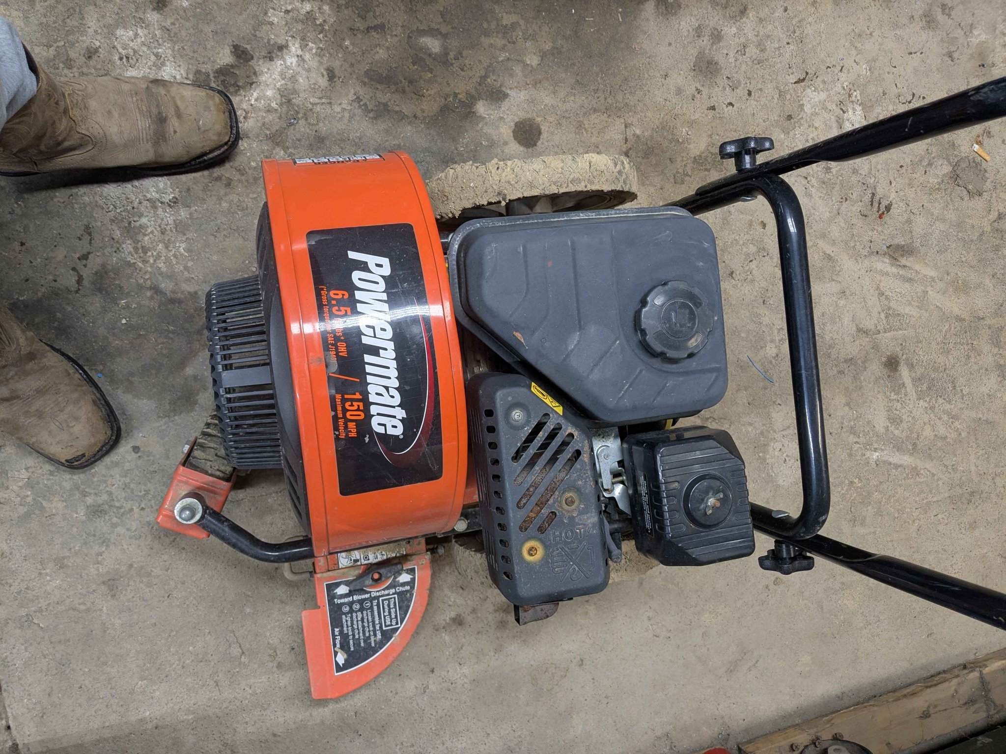 Powermate cyclone 150 mph blower - Leaf Blowers & Vacuums - Clinton ...