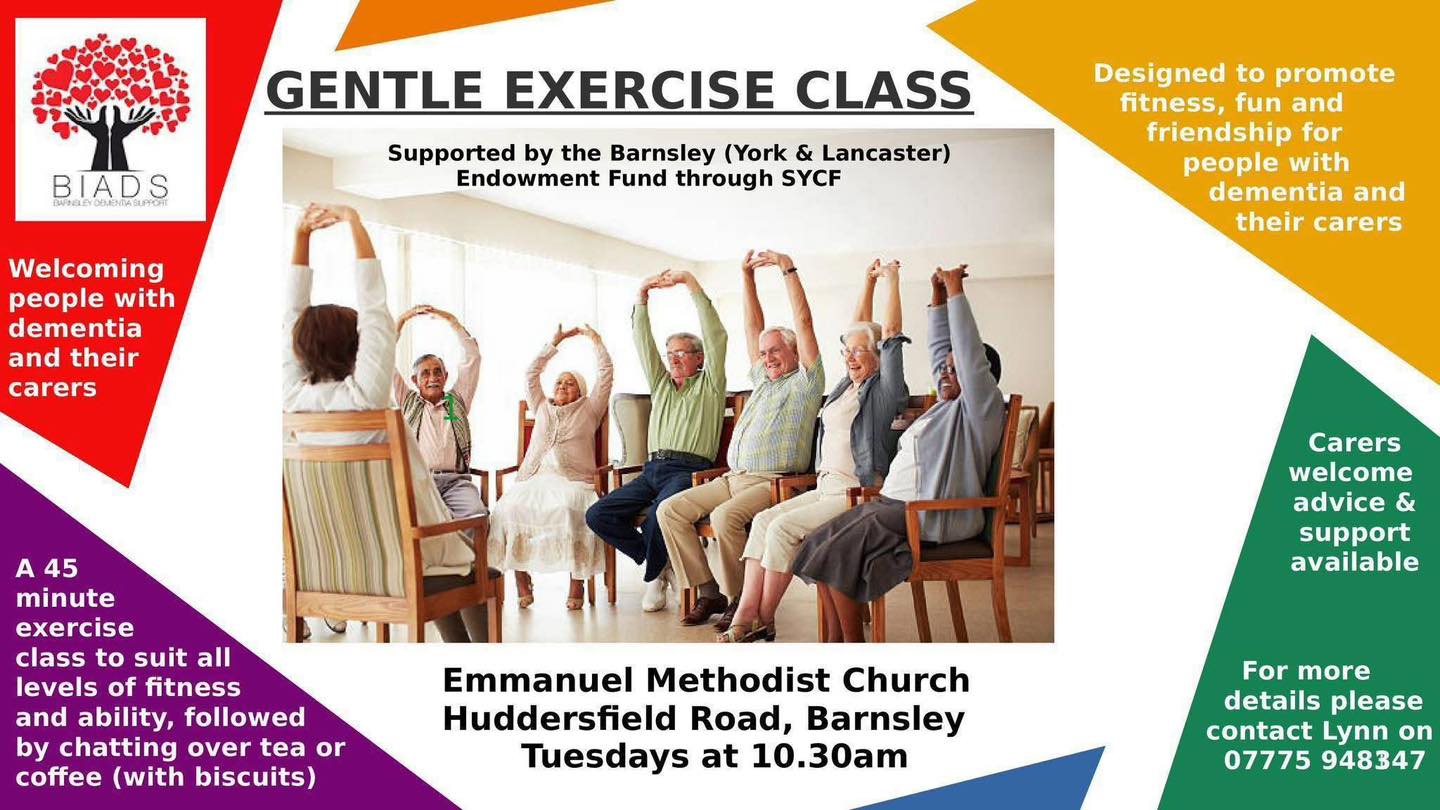 Emmanuel - Gentle Exercise Class for people with dementia & their ...