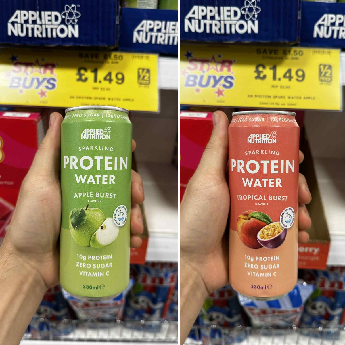 l carnitine home bargains Protein Water Spotted at Flavours:Passionfruit tasting sour gummy flavor skin barrier sunscreen L -Glutathione oxidized =