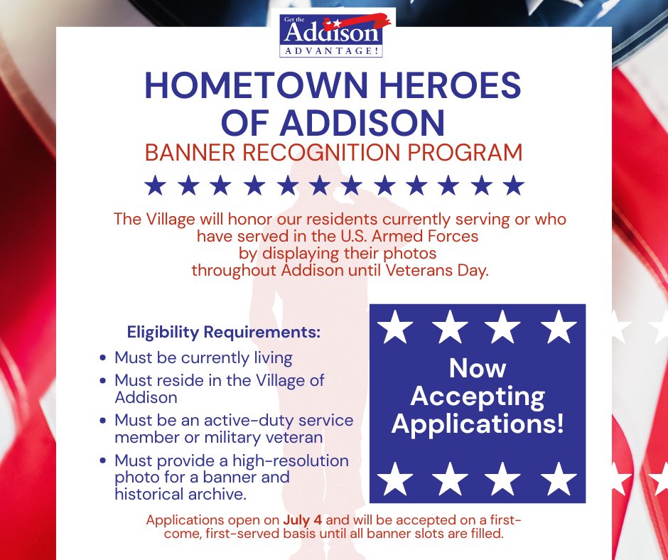 Village - “As a veteran, I know the importance of honoring those who ...