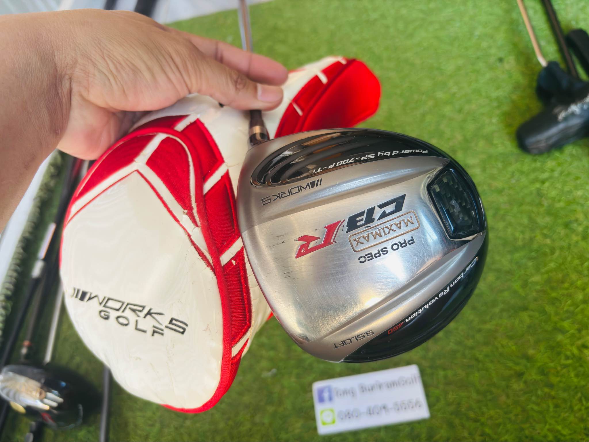 Driver WORKS CB-R 9.5’ ก้านS 46นิ้ว พร้อมCover พร้อมใช้งาน 580บาทจัดส่ง ...